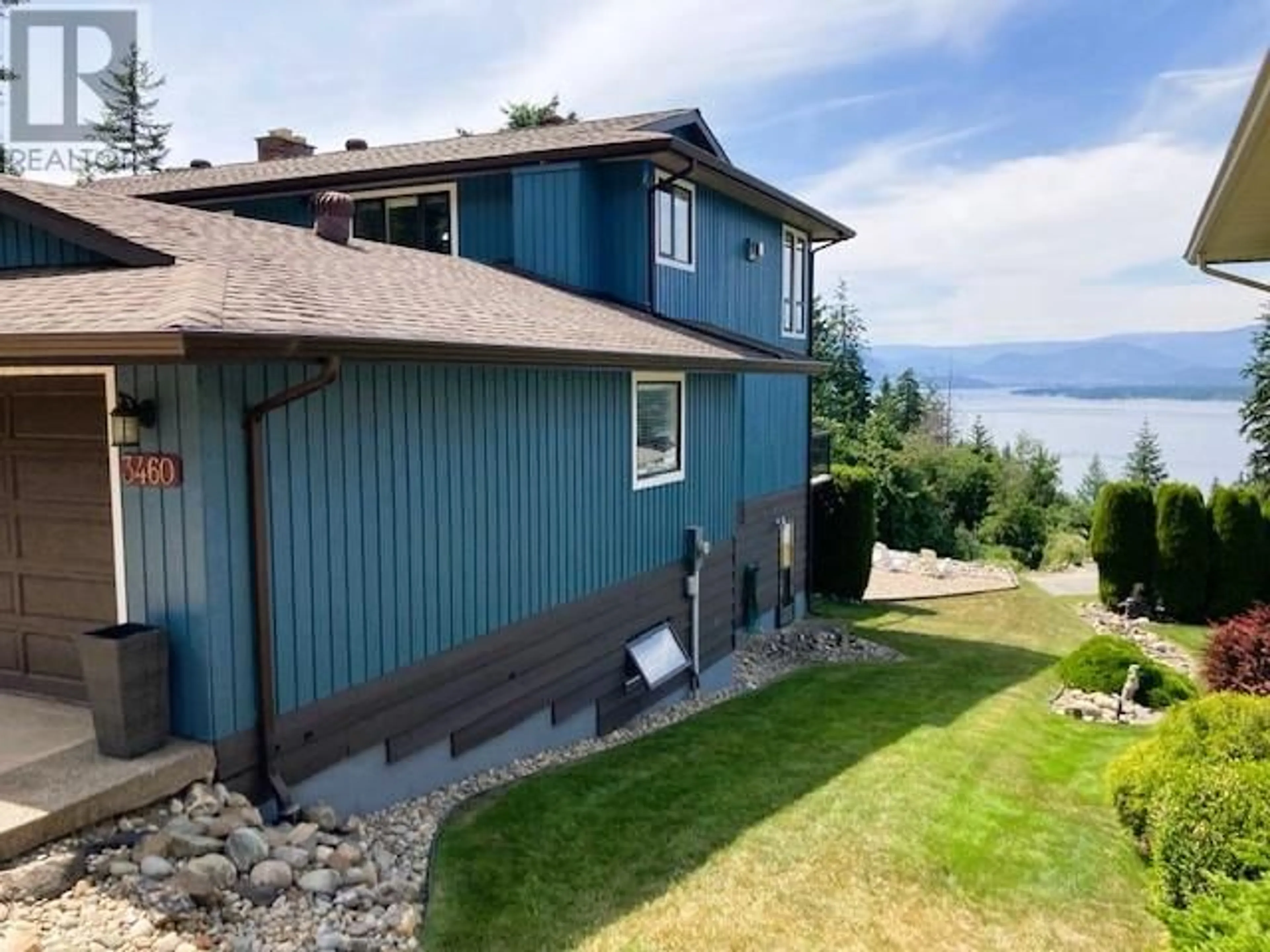 A pic from outside/outdoor area/front of a property/back of a property/a pic from drone, water/lake/river/ocean view for 3460 MCBRIDE ROAD, Blind Bay British Columbia V0E1H1