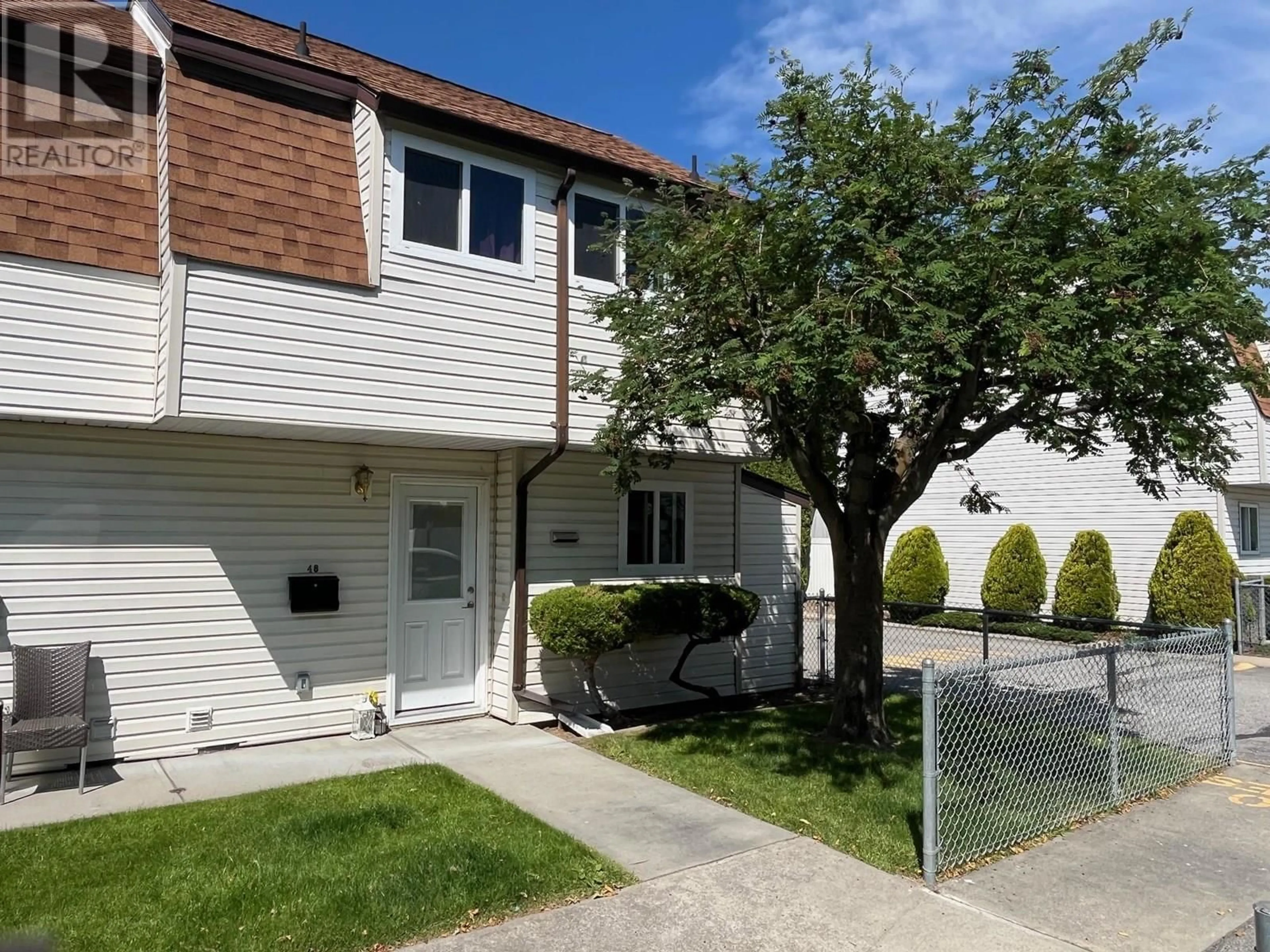 Home with vinyl exterior material, street for 48 - 2250 BASKIN STREET, Penticton British Columbia V2A8M5
