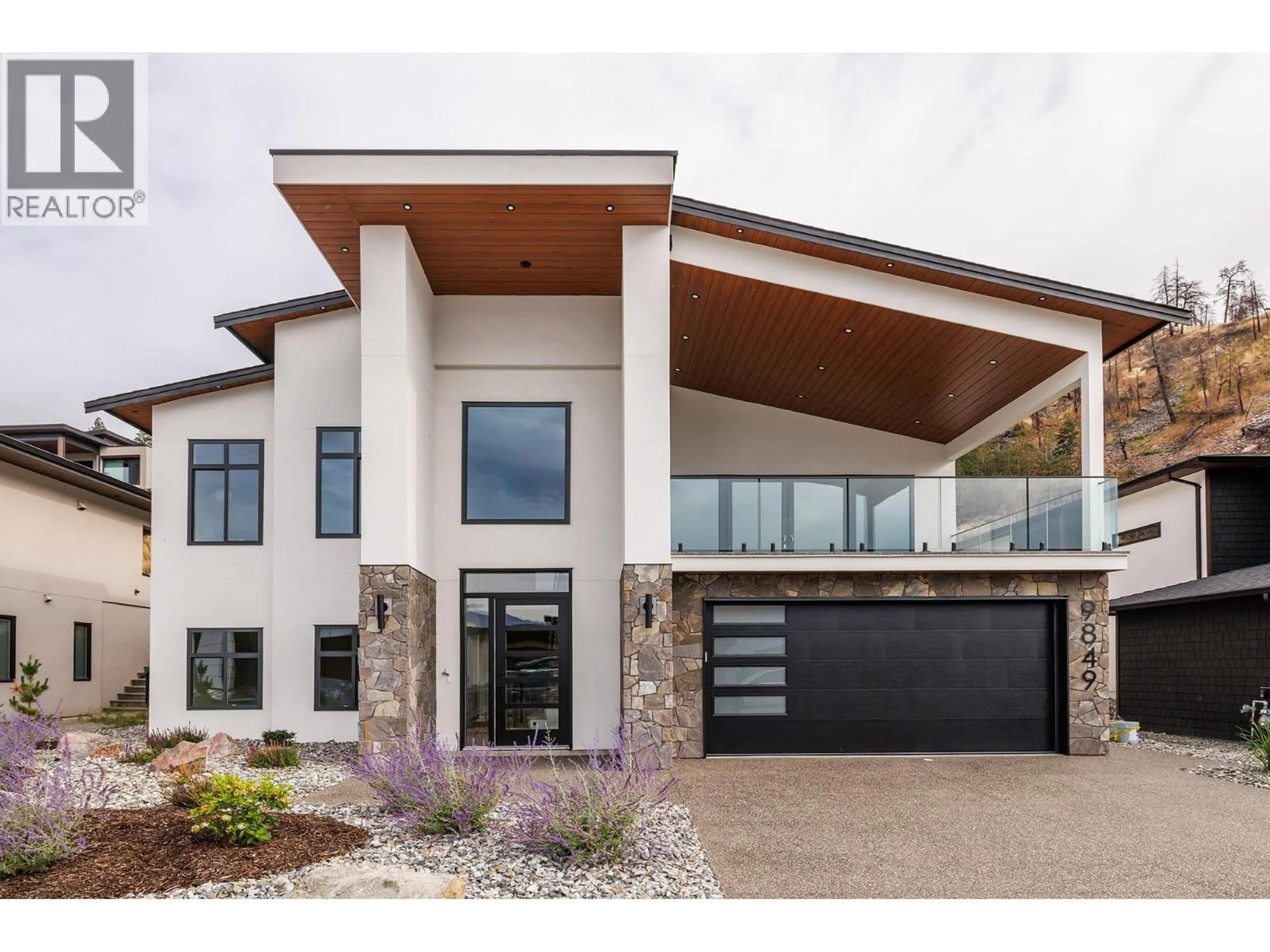Home with brick exterior material, street for 9849 BEACON HILL DRIVE, Lake Country British Columbia V4V0A9