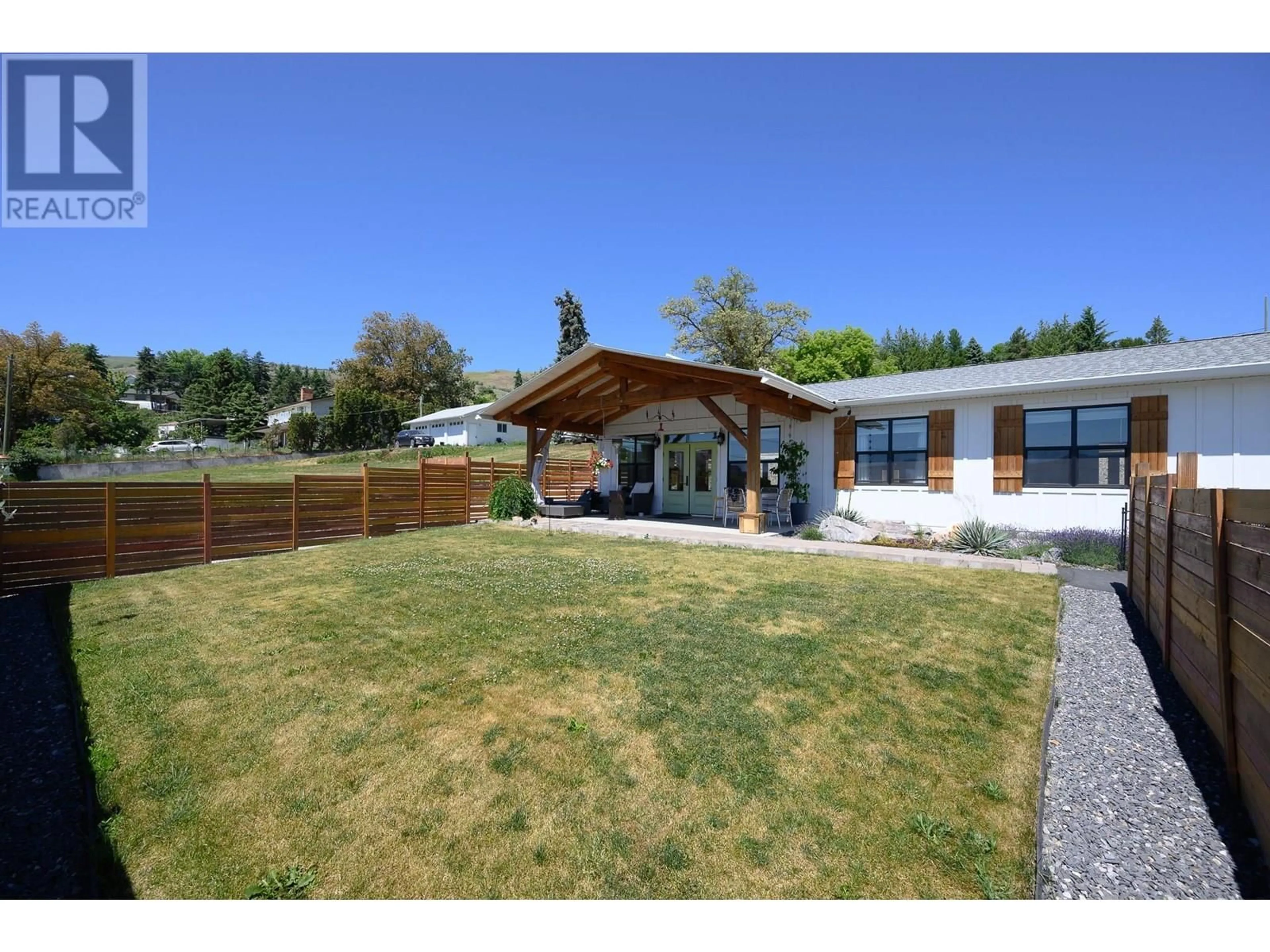 A pic from outside/outdoor area/front of a property/back of a property/a pic from drone, unknown for 6448 AGASSIZ ROAD, Vernon British Columbia V1H1P9