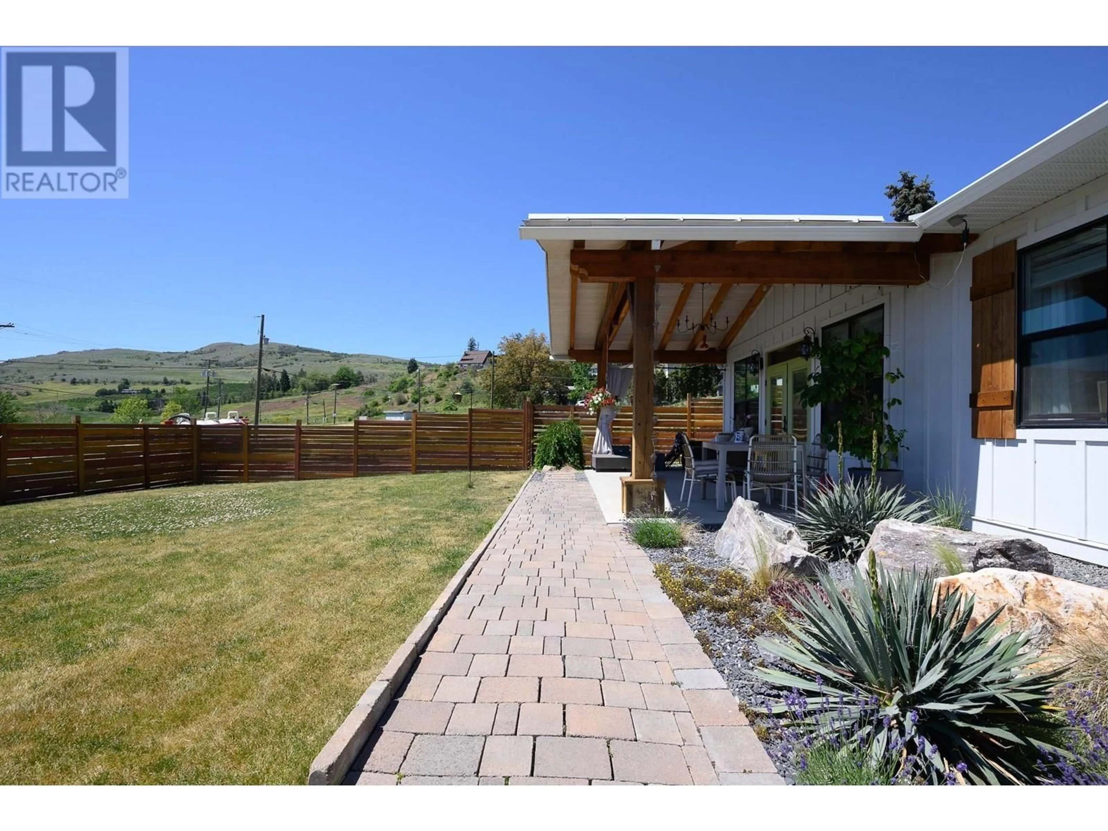 Patio, mountain view for 6448 AGASSIZ ROAD, Vernon British Columbia V1H1P9