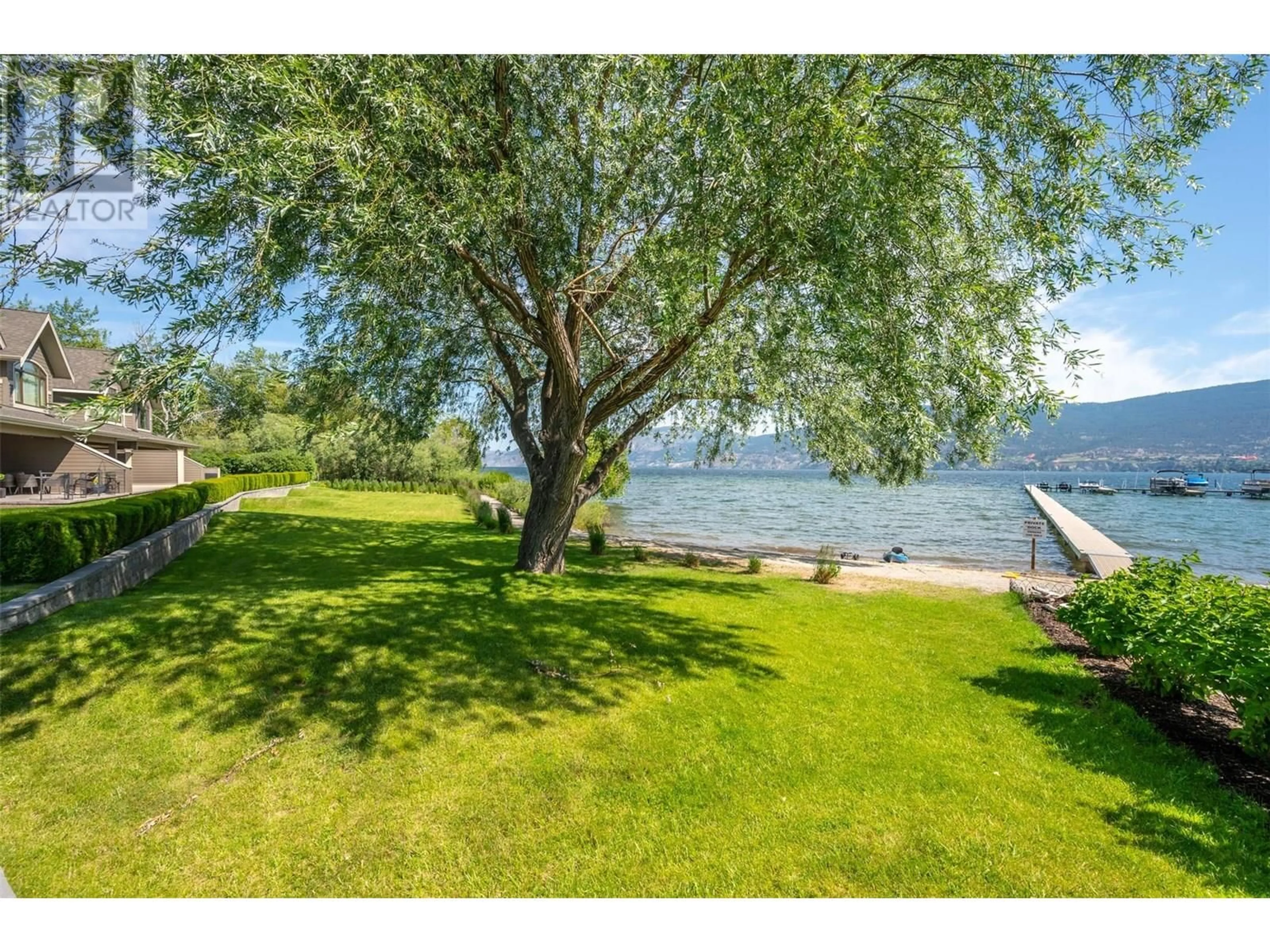 A pic from outside/outdoor area/front of a property/back of a property/a pic from drone, water/lake/river/ocean view for 2830 LANDRY CRESCENT, Summerland British Columbia V0H1Z9