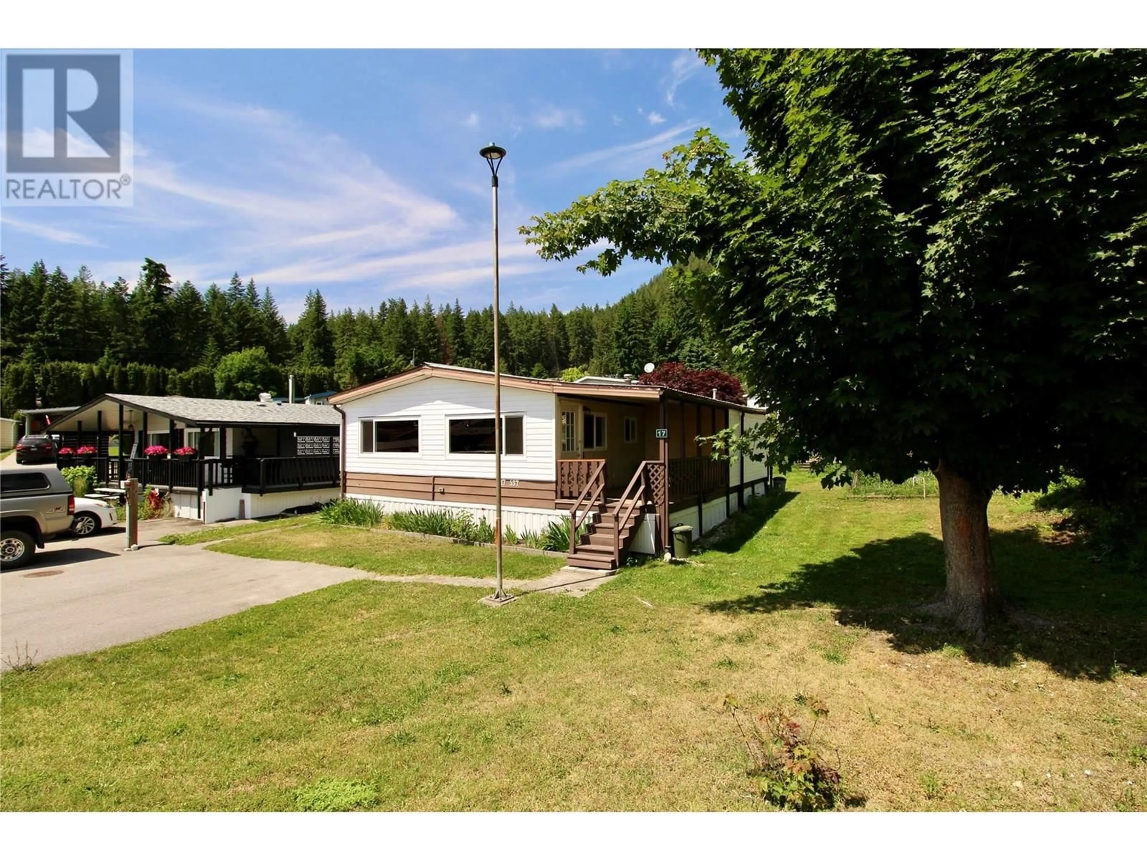 A pic from outside/outdoor area/front of a property/back of a property/a pic from drone, unknown for 17 - 537 BEGBIE ROAD, Tappen British Columbia V0E2X1