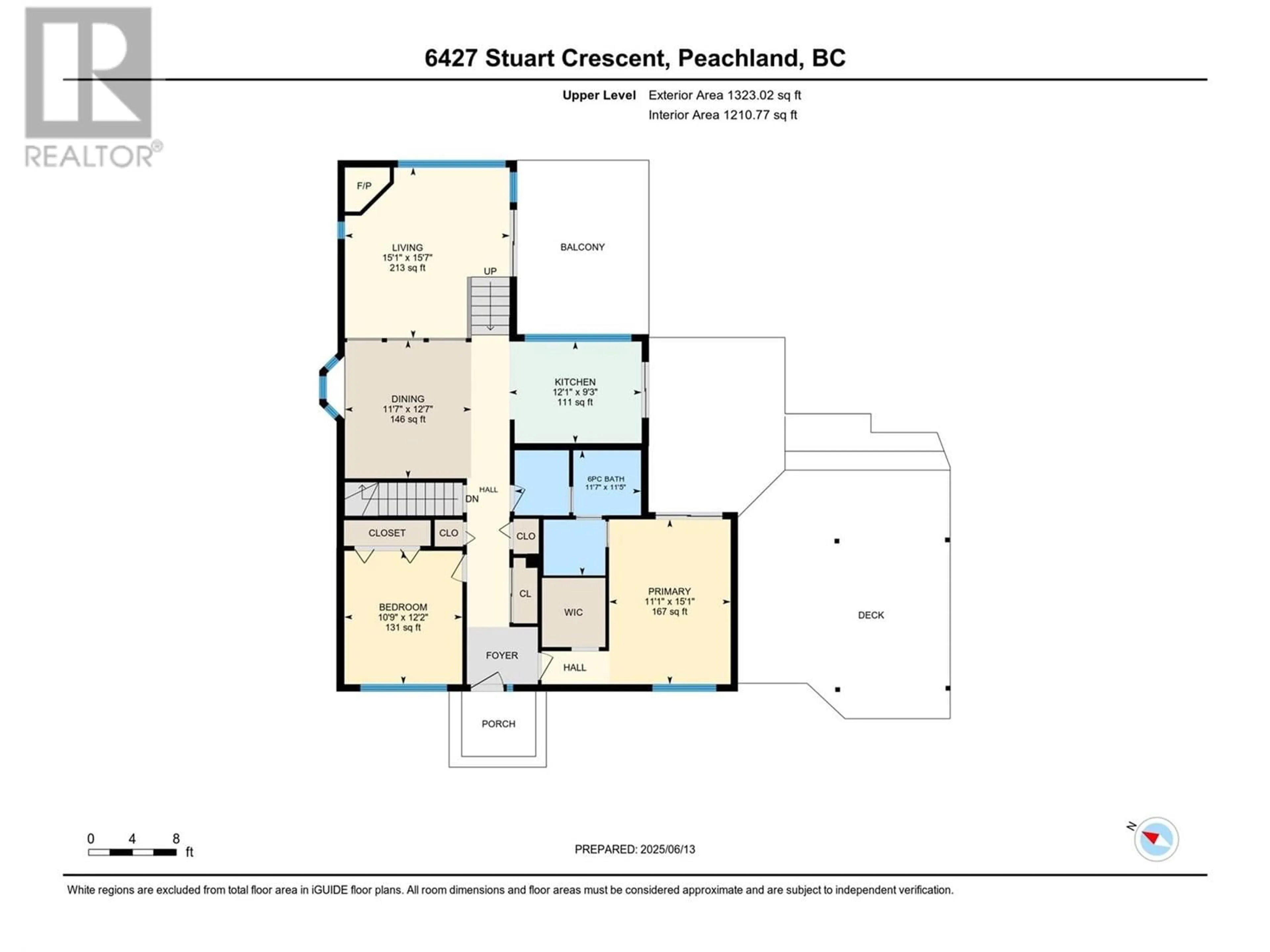 Floor plan for 6427 STUART CRESCENT, Peachland British Columbia V0H1X7