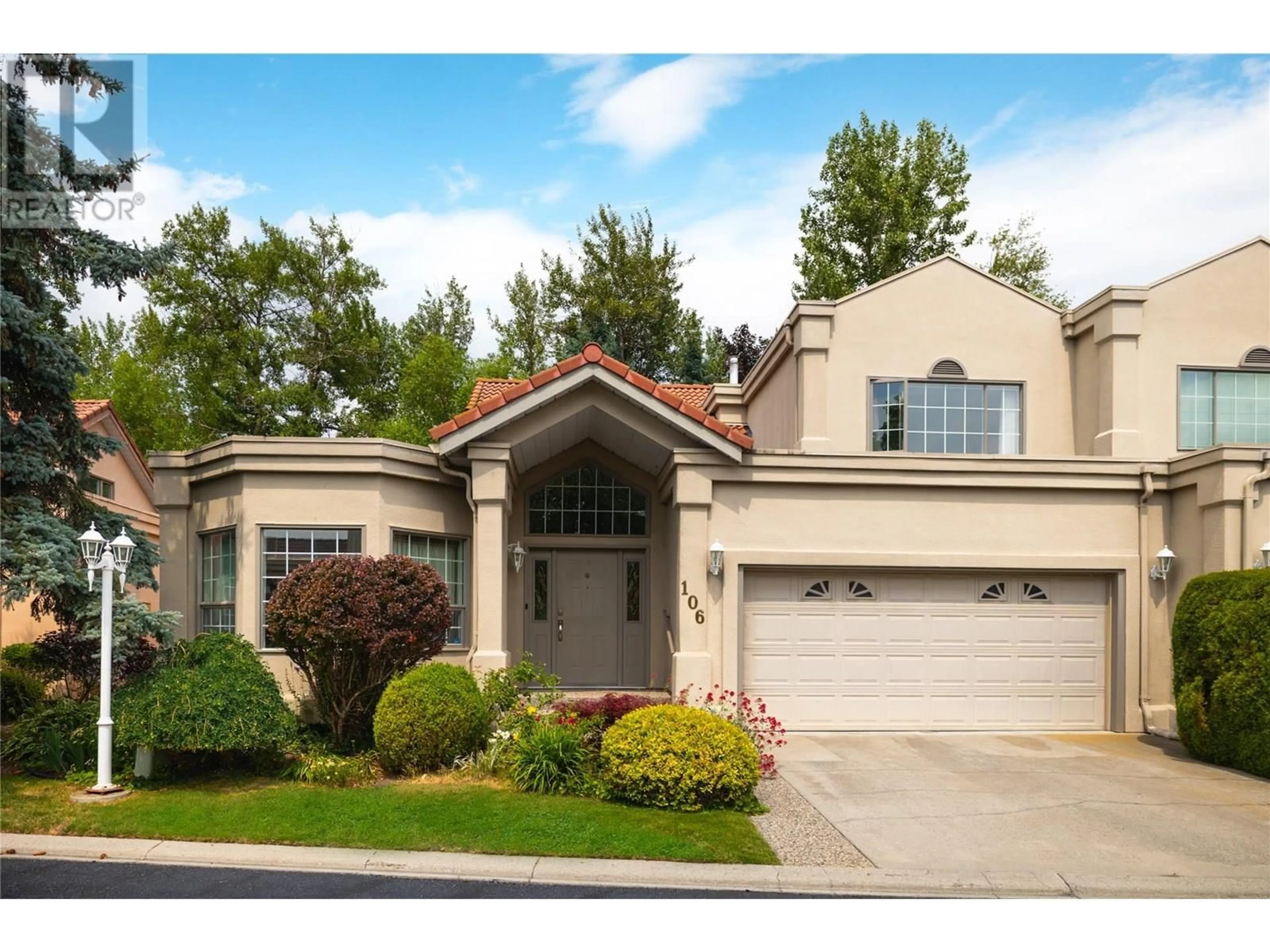 Home with brick exterior material, street for 106 - 650 LEXINGTON DRIVE, Kelowna British Columbia V1W3B6