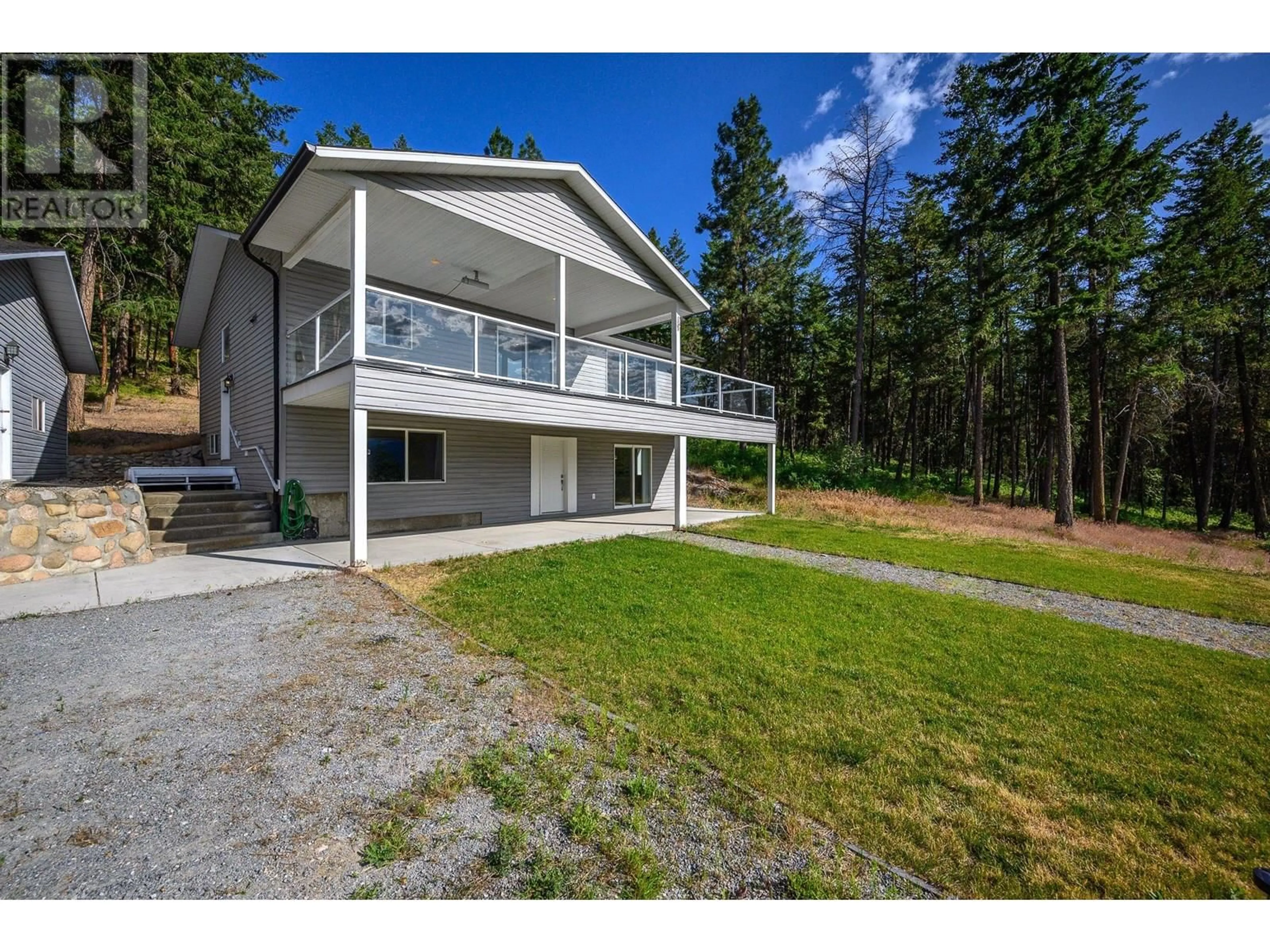A pic from outside/outdoor area/front of a property/back of a property/a pic from drone, unknown for 15990 BARKLEY ROAD, Lake Country British Columbia V4V1B4