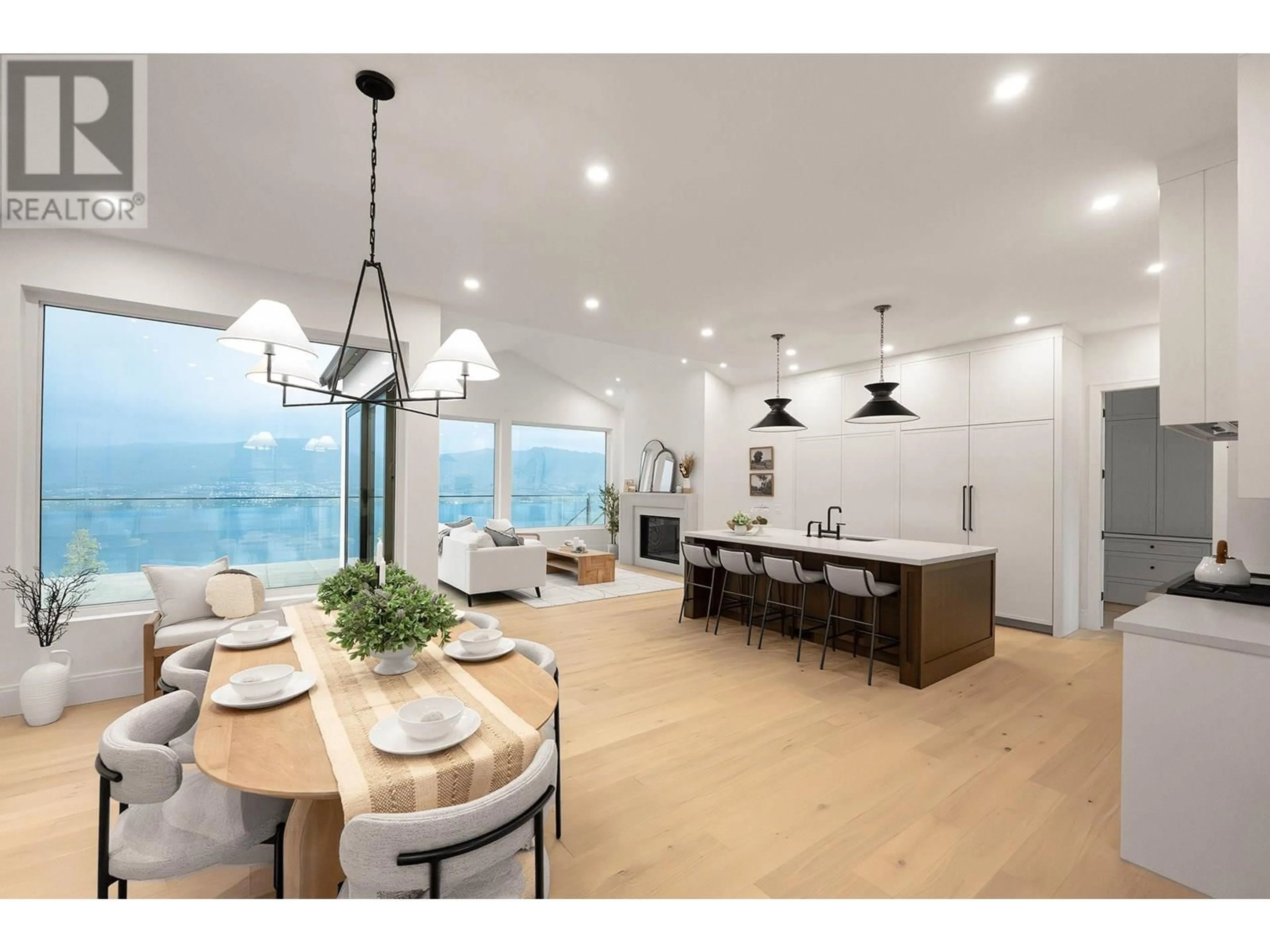 Open concept kitchen, wood/laminate floor for 1327 VINEYARD DRIVE, West Kelowna British Columbia V4T3H9