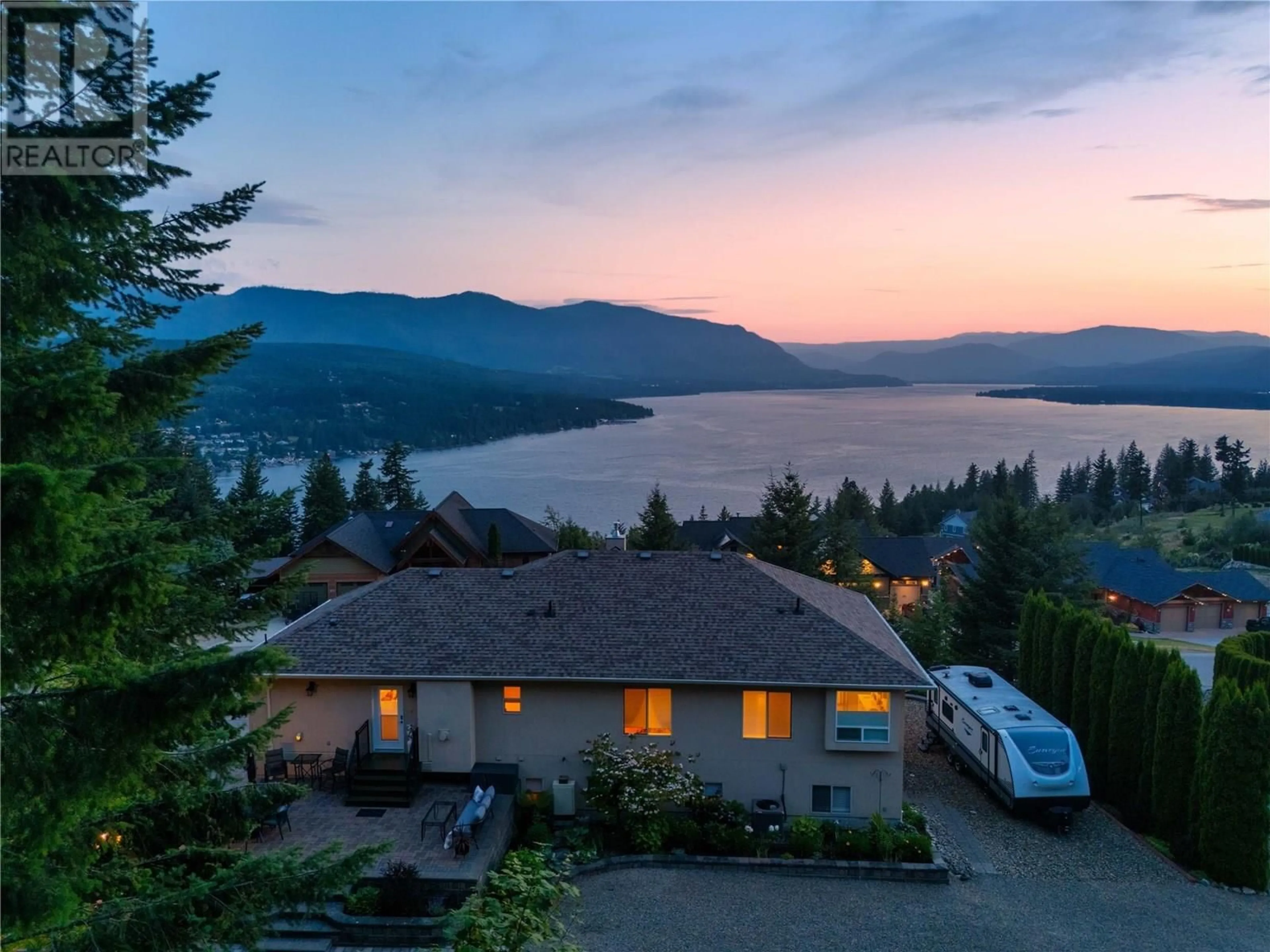 A pic from outside/outdoor area/front of a property/back of a property/a pic from drone, water/lake/river/ocean view for 3659 MCBRIDE ROAD, Blind Bay British Columbia V0E1H1