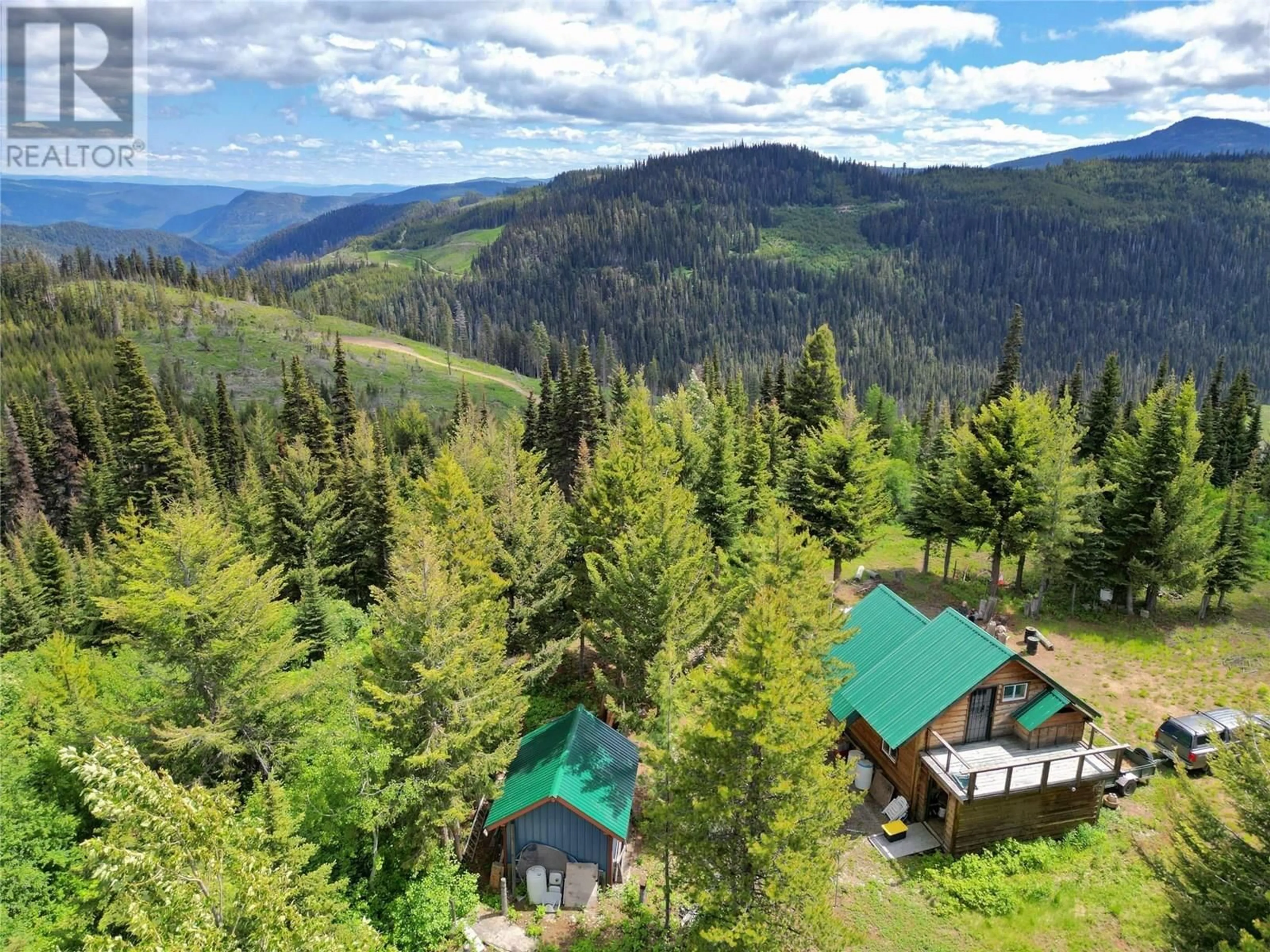 A pic from outside/outdoor area/front of a property/back of a property/a pic from drone, forest/trees view for DL 260 LAWLESS CREEK ROAD, Tulameen British Columbia V0X1W0