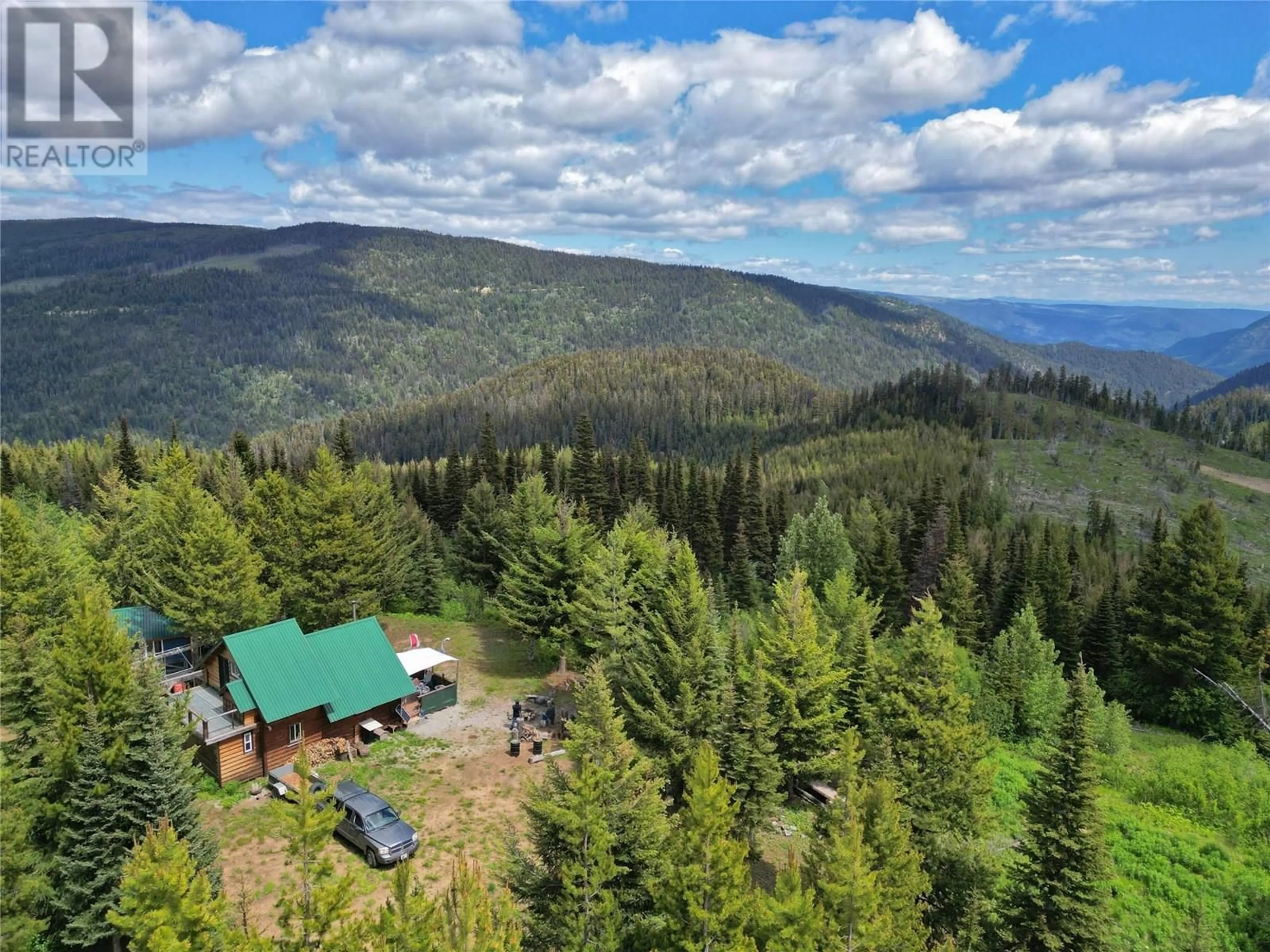 A pic from outside/outdoor area/front of a property/back of a property/a pic from drone, forest/trees view for DL 260 LAWLESS CREEK ROAD, Tulameen British Columbia V0X1W0