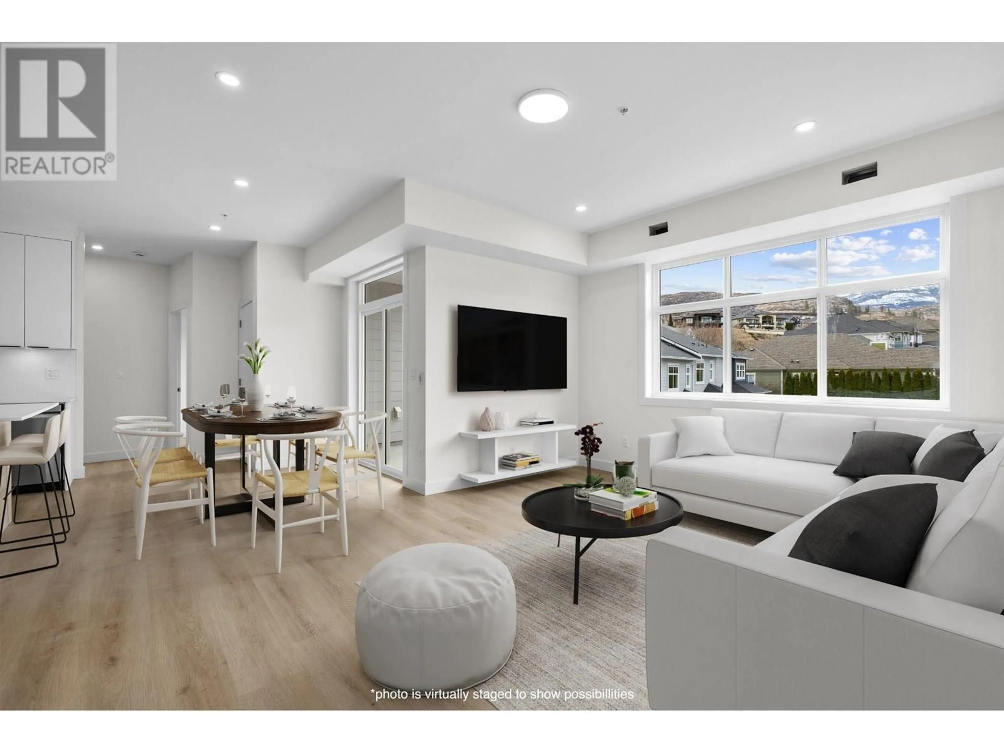 Living room with furniture, unknown for 202 - 5300 MAIN STREET, Kelowna British Columbia V1W0C1