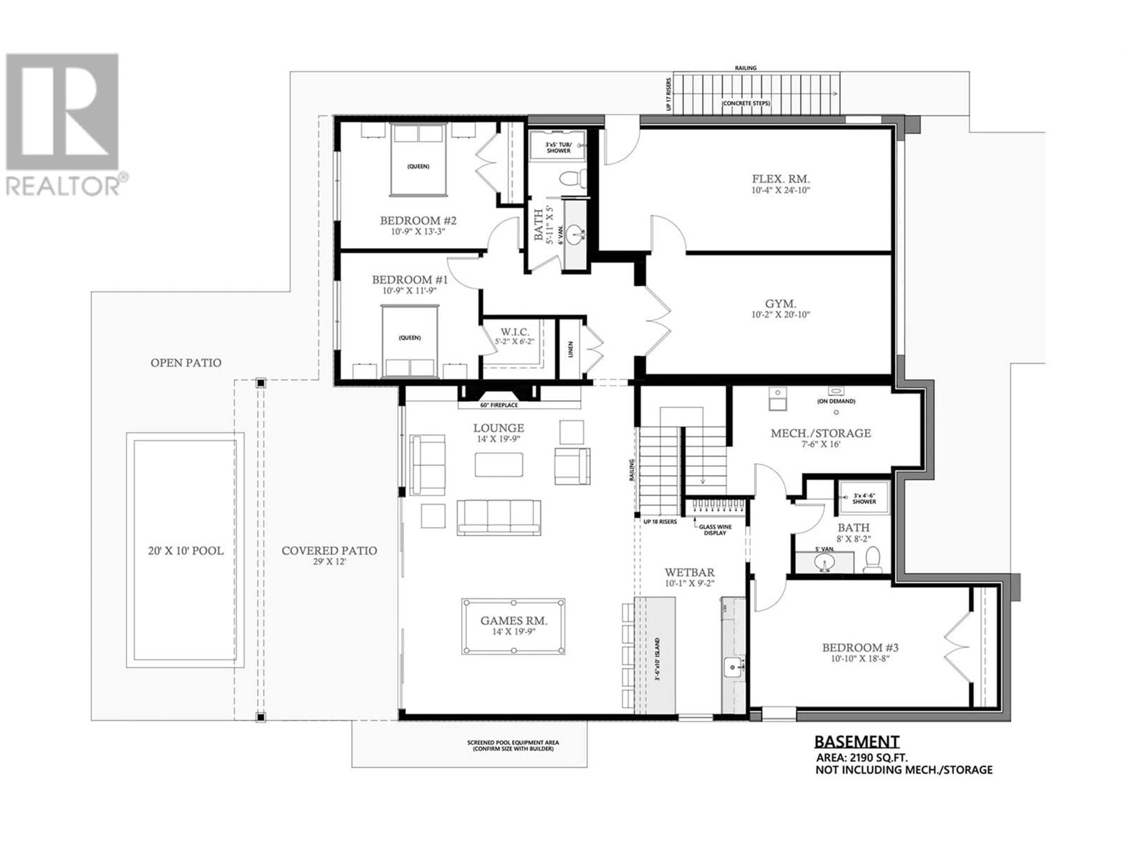 Floor plan for 573 CLIFTON COURT, Kelowna British Columbia V1V0B7