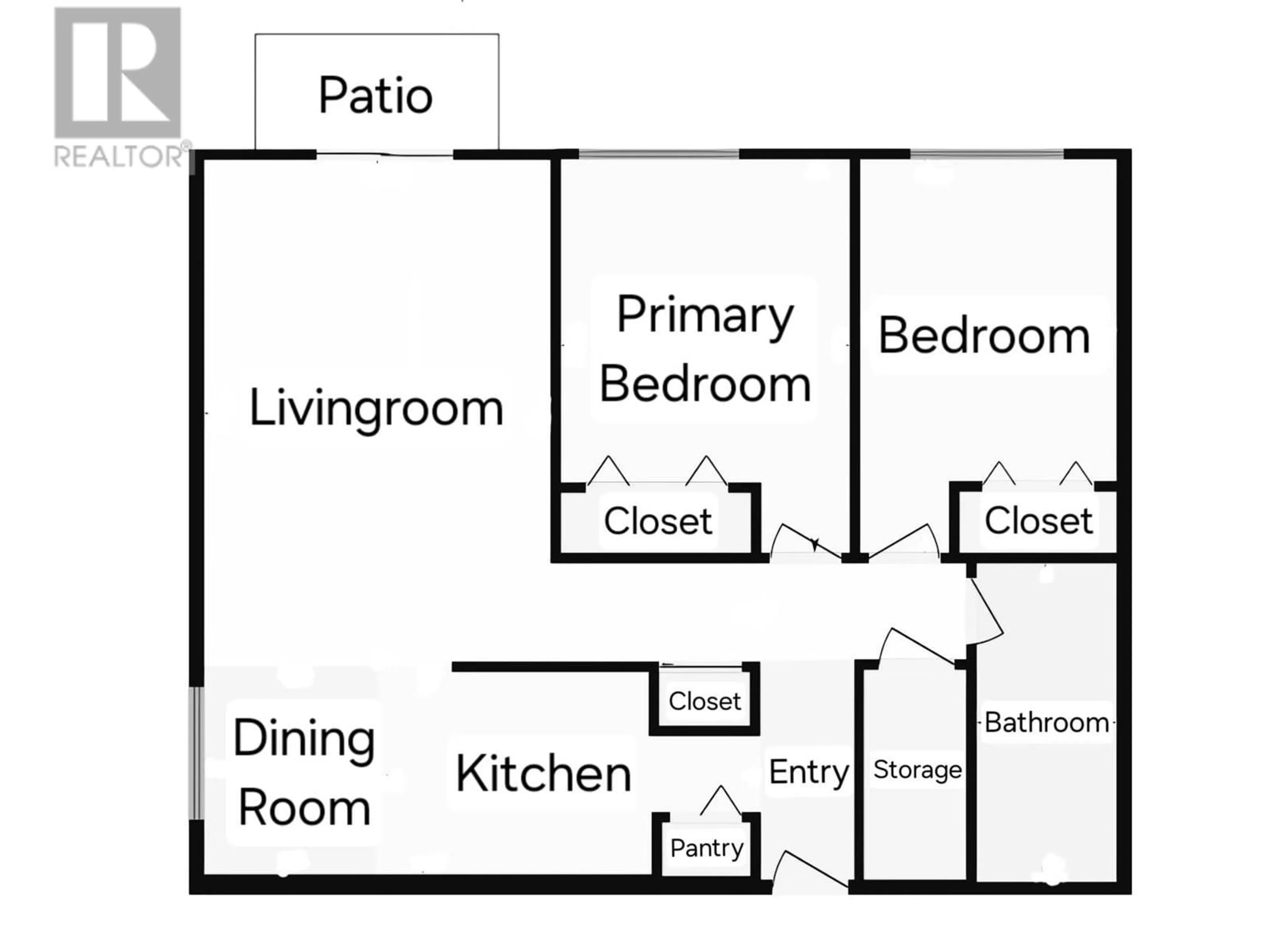 Floor plan for 204 - 4101 ALEXIS PARK DRIVE, Vernon British Columbia V1T6H2