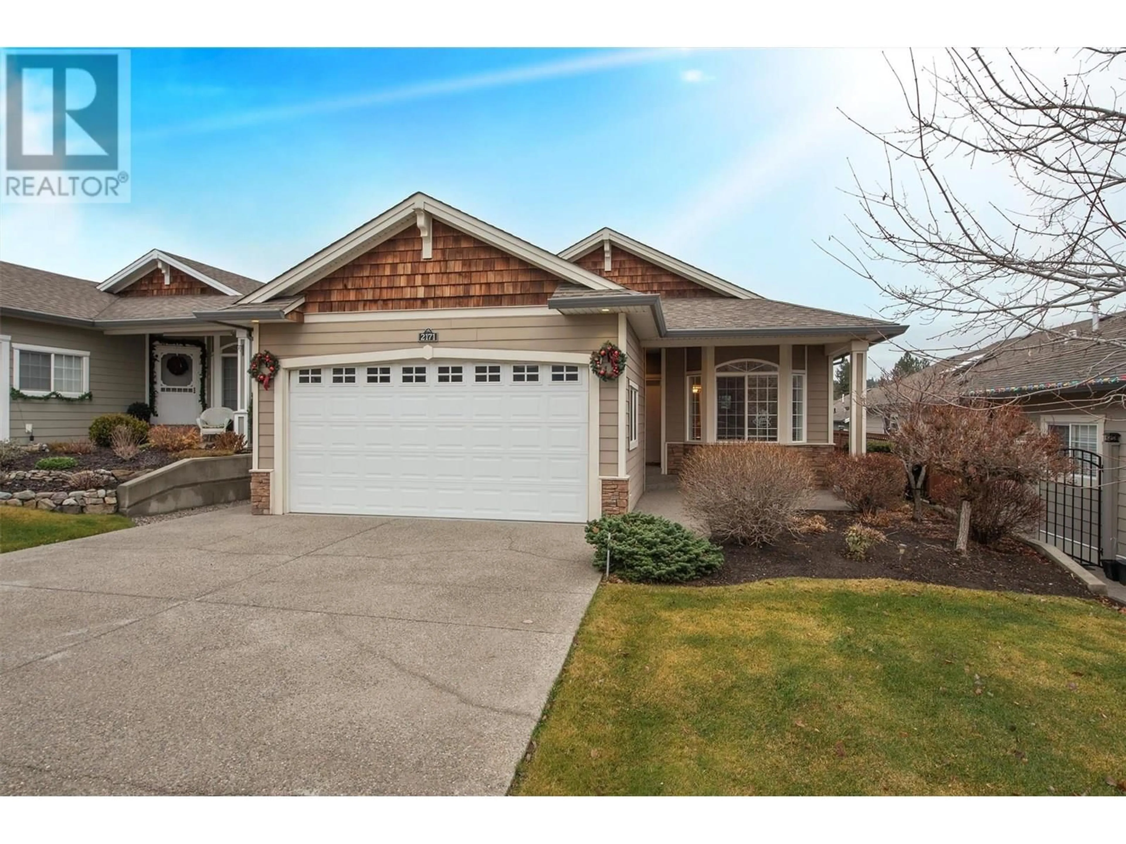 Home with brick exterior material, street for 2171 MIMOSA DRIVE, West Kelowna British Columbia V4T3A5