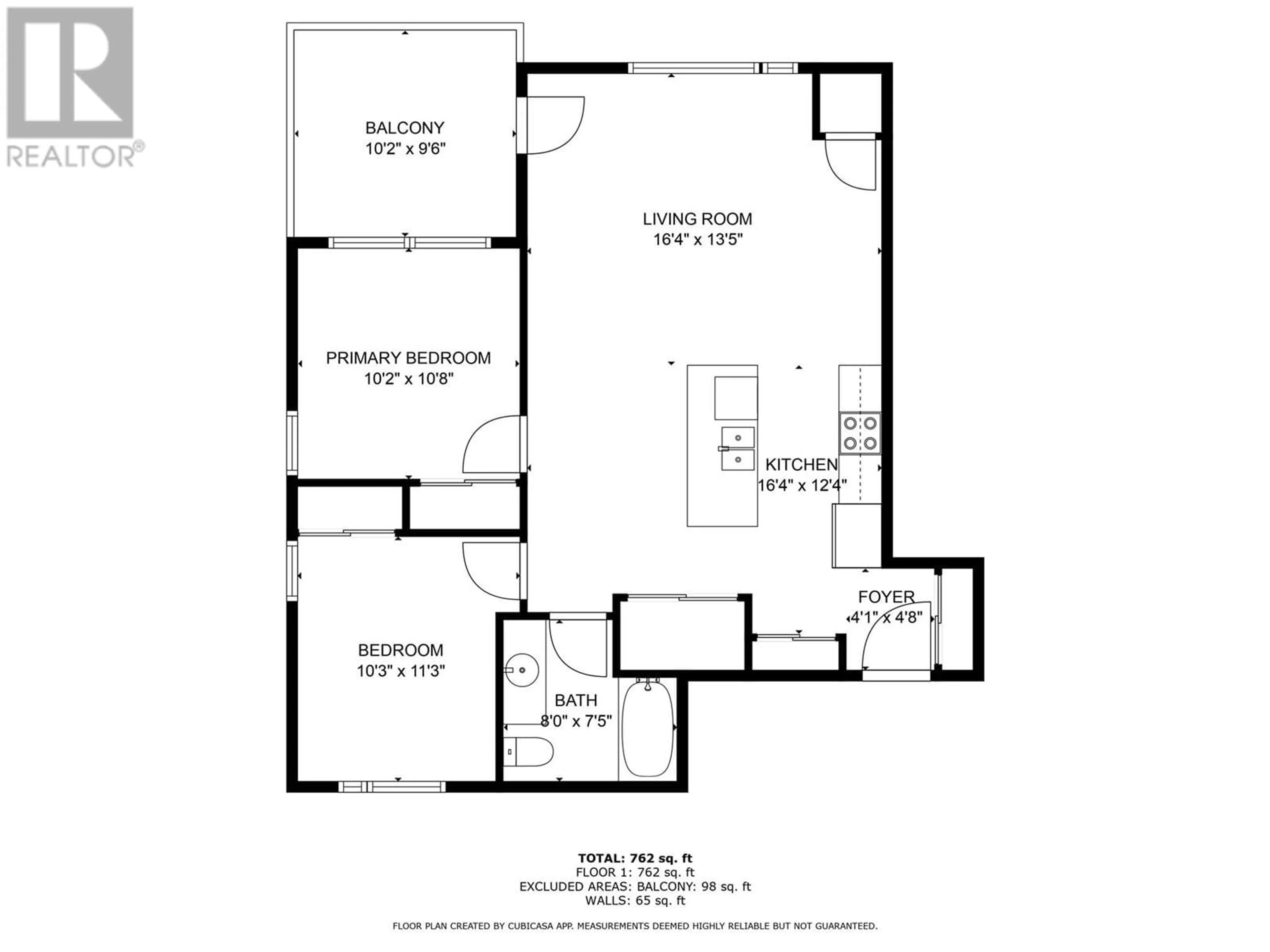 Floor plan for 511 - 280 TRANQUILLE ROAD, Kamloops British Columbia V2B0J1