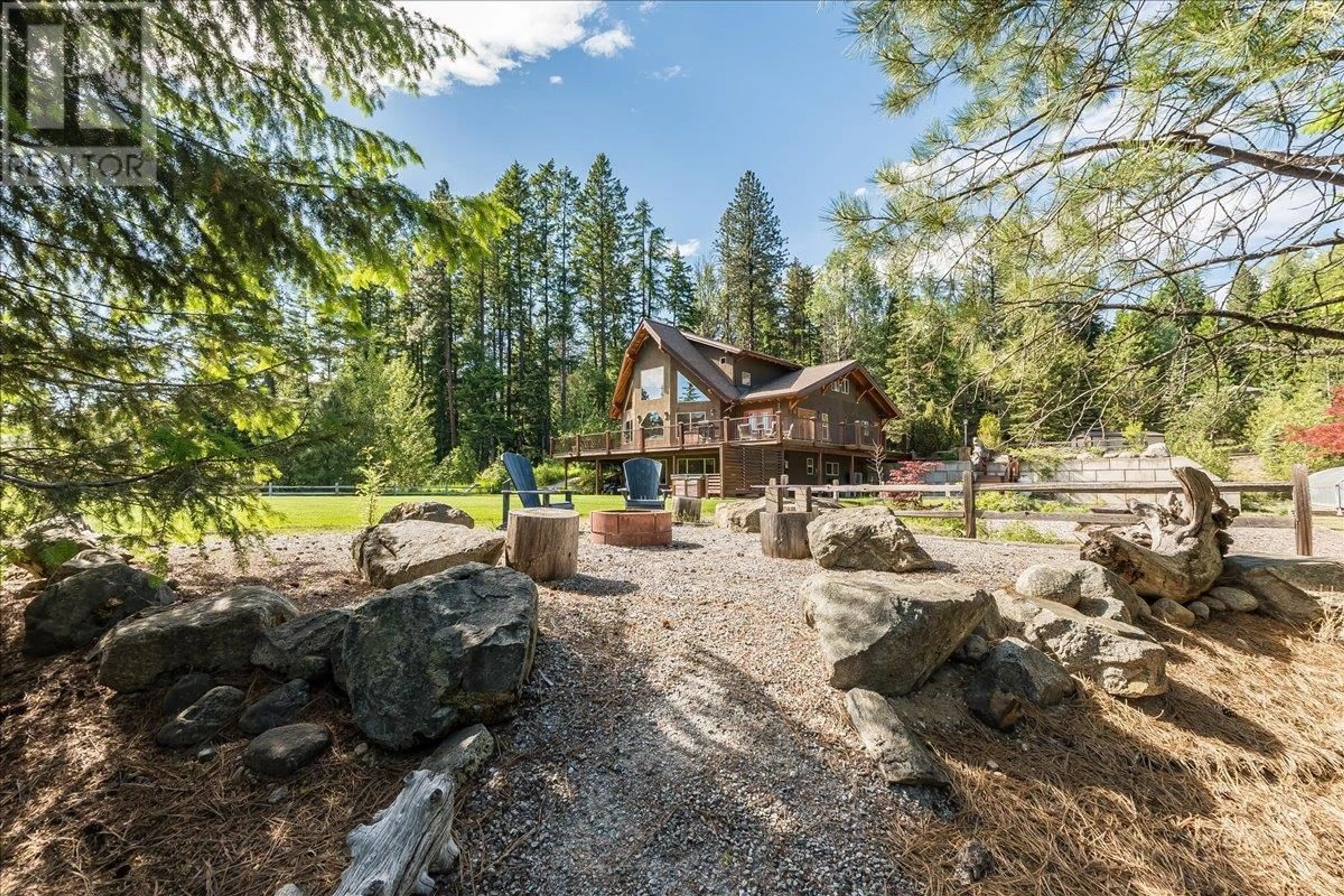 A pic from outside/outdoor area/front of a property/back of a property/a pic from drone, unknown for 3802 AARON ROAD, Nelson British Columbia V1L4H2
