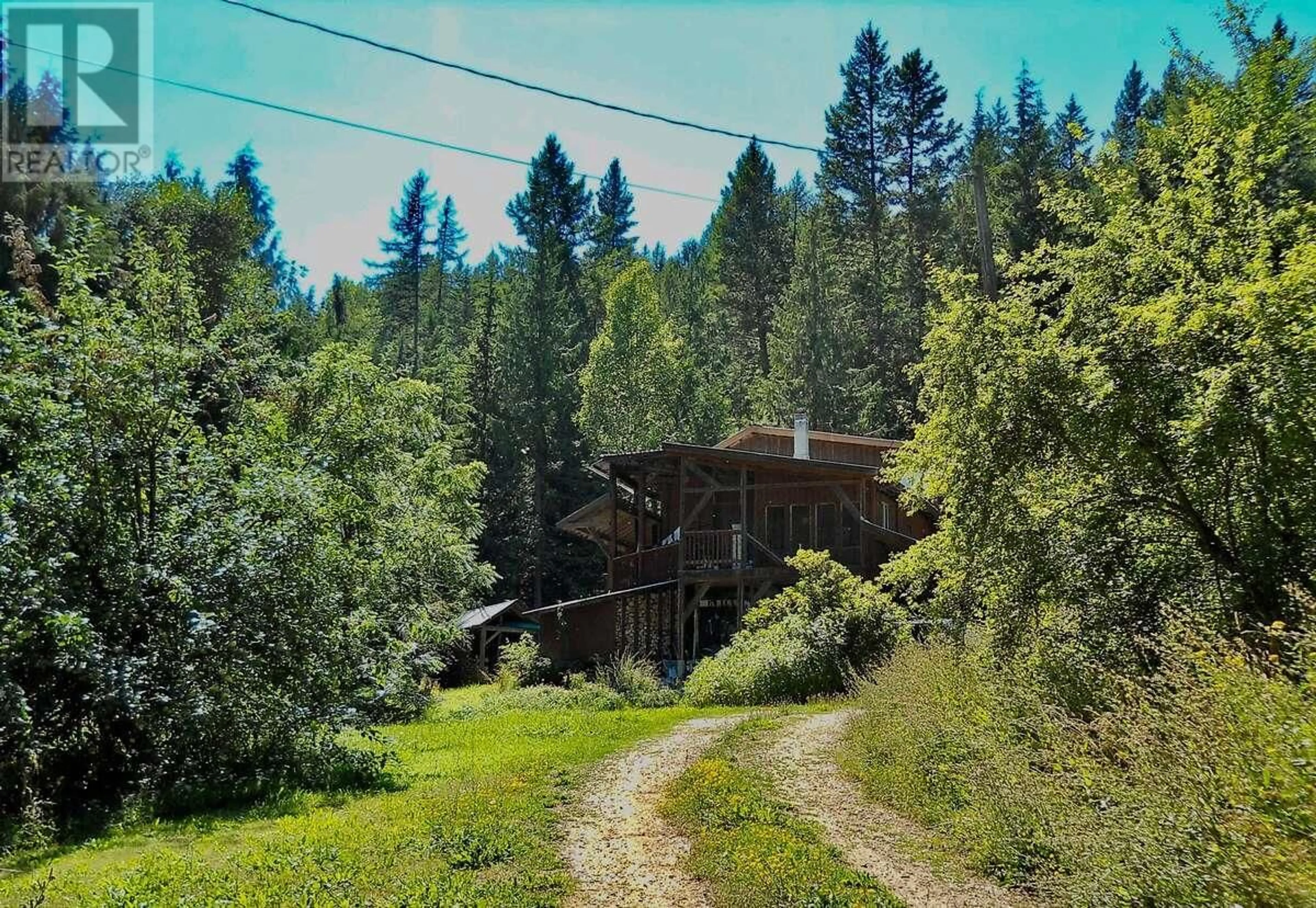 A pic from outside/outdoor area/front of a property/back of a property/a pic from drone, forest/trees view for 6119 SLOCAN RIVER ROAD, Appledale British Columbia V0G2J0