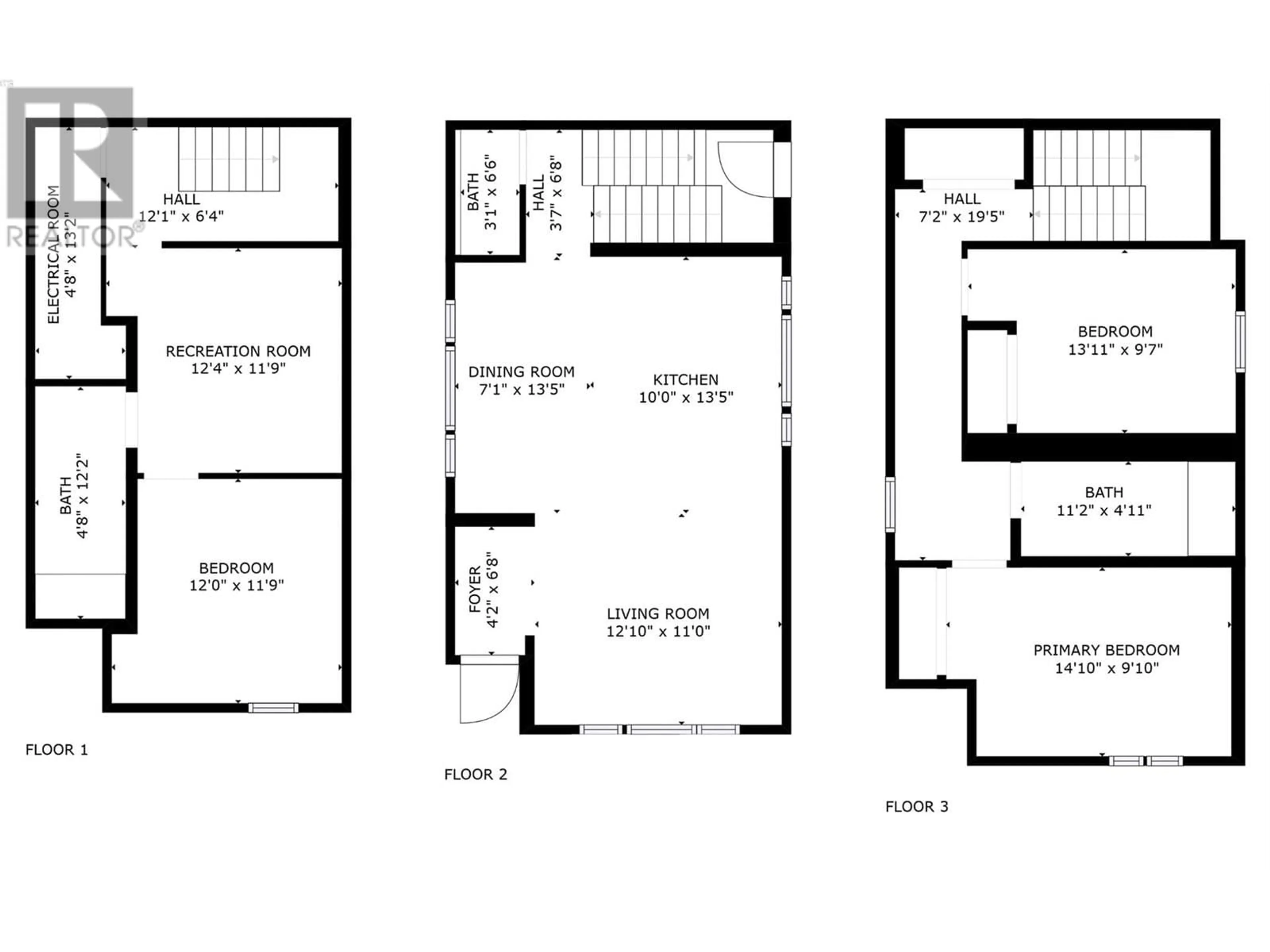 Floor plan for A - 518 ROBSON STREET, Nelson British Columbia V1L5A7