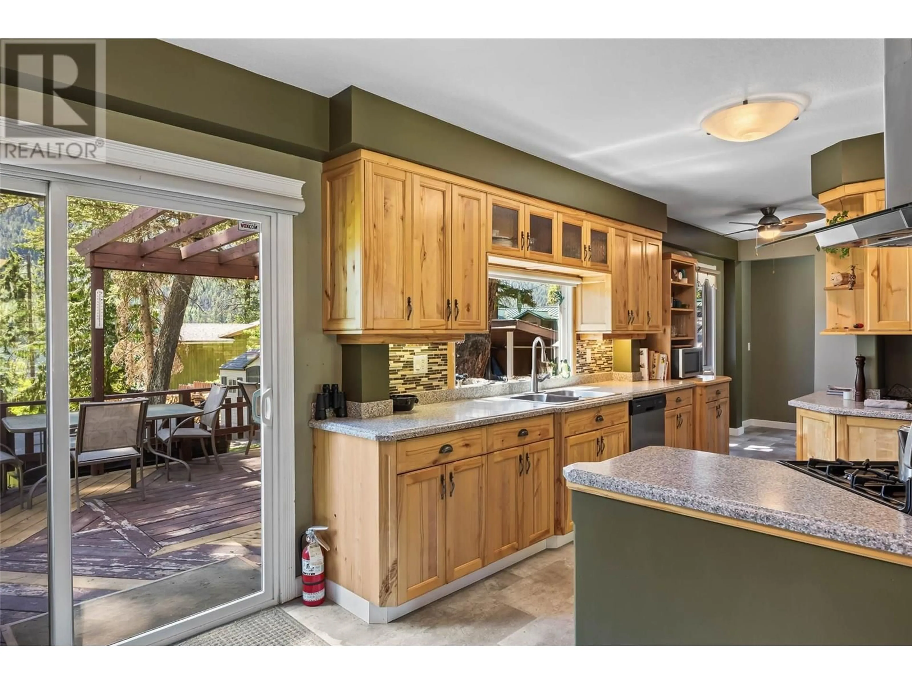 Open concept kitchen, ceramic/tile floor for 2292 OJIBWAY ROAD, Kamloops British Columbia V2H1P1
