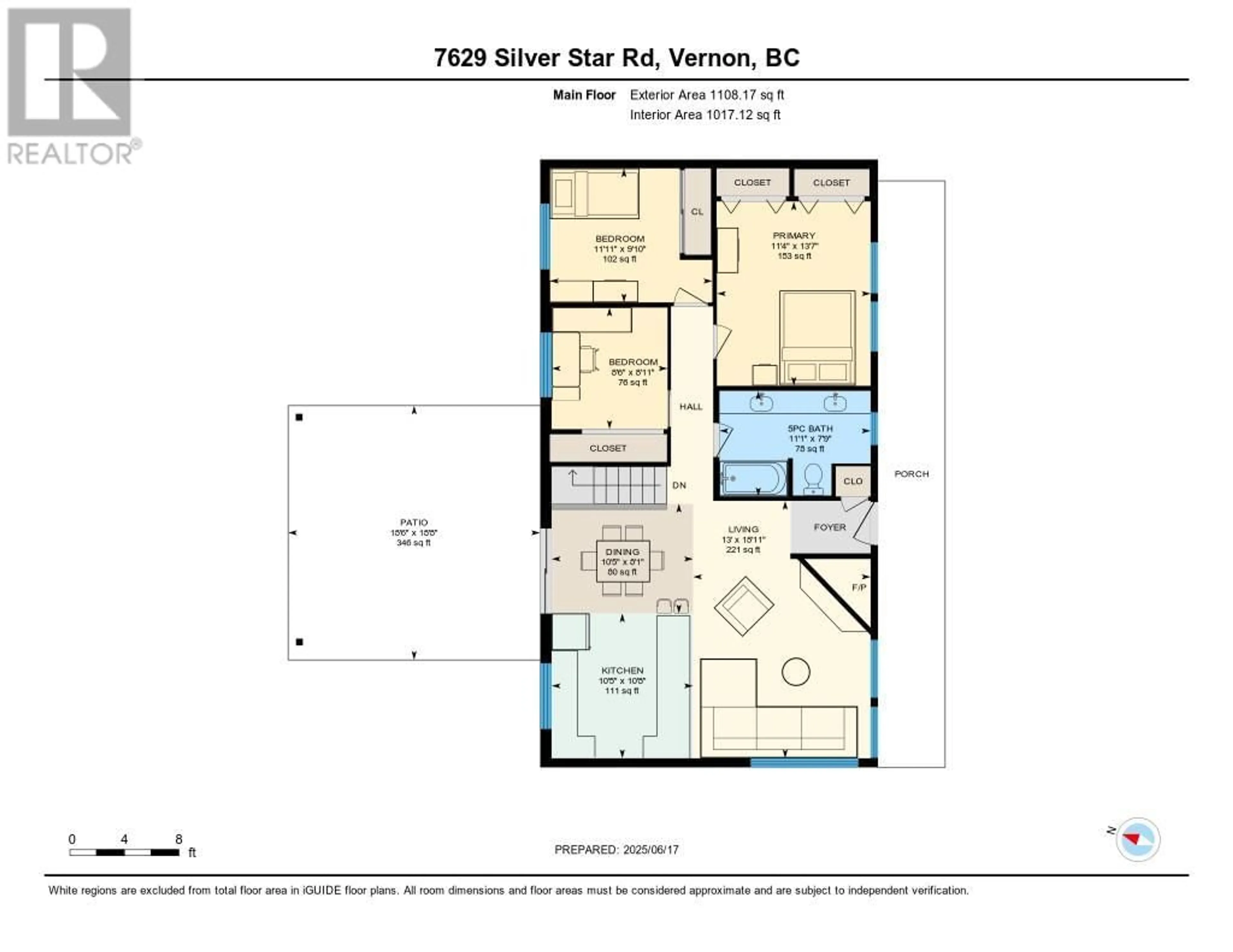 Floor plan for 7629 SILVER STAR ROAD, Vernon British Columbia V1B3N7
