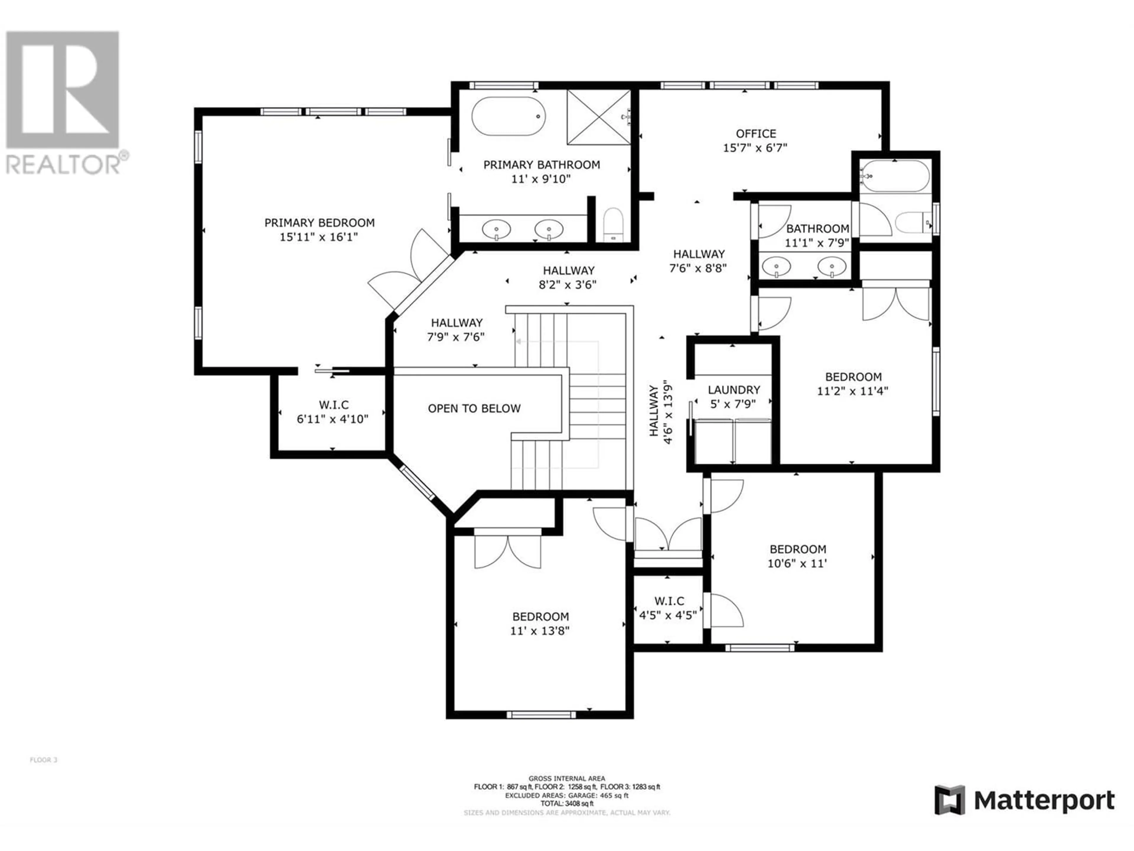 Floor plan for 5753 MOUNTAINSIDE DRIVE, Kelowna British Columbia V1W5H2