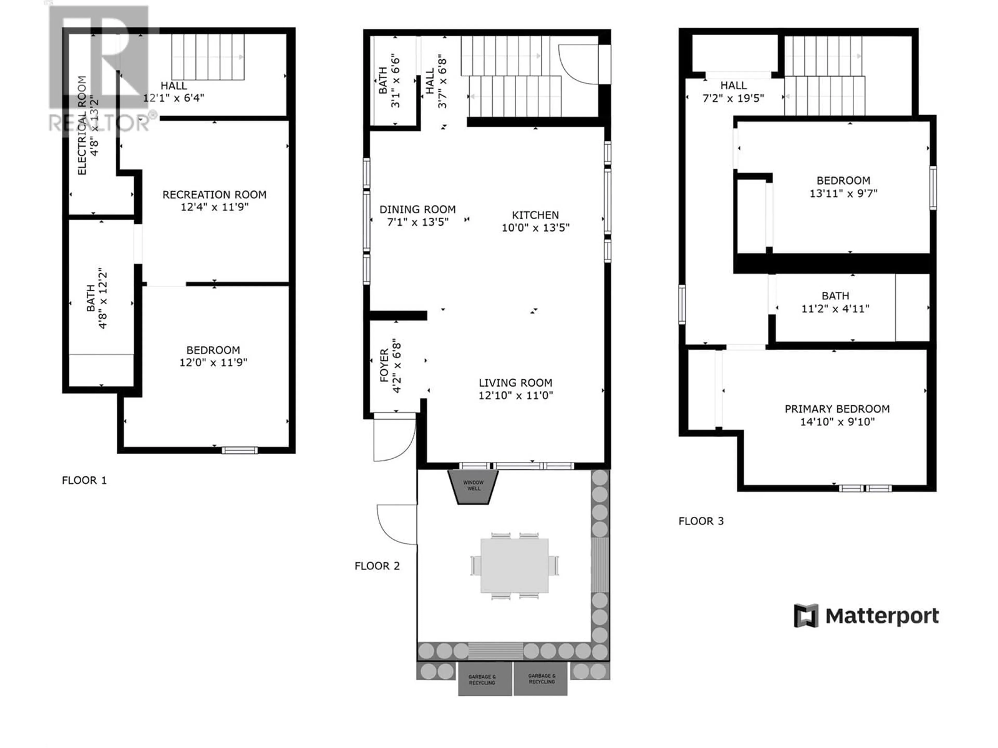 Floor plan for B - 518 ROBSON STREET, Nelson British Columbia V1L5A7