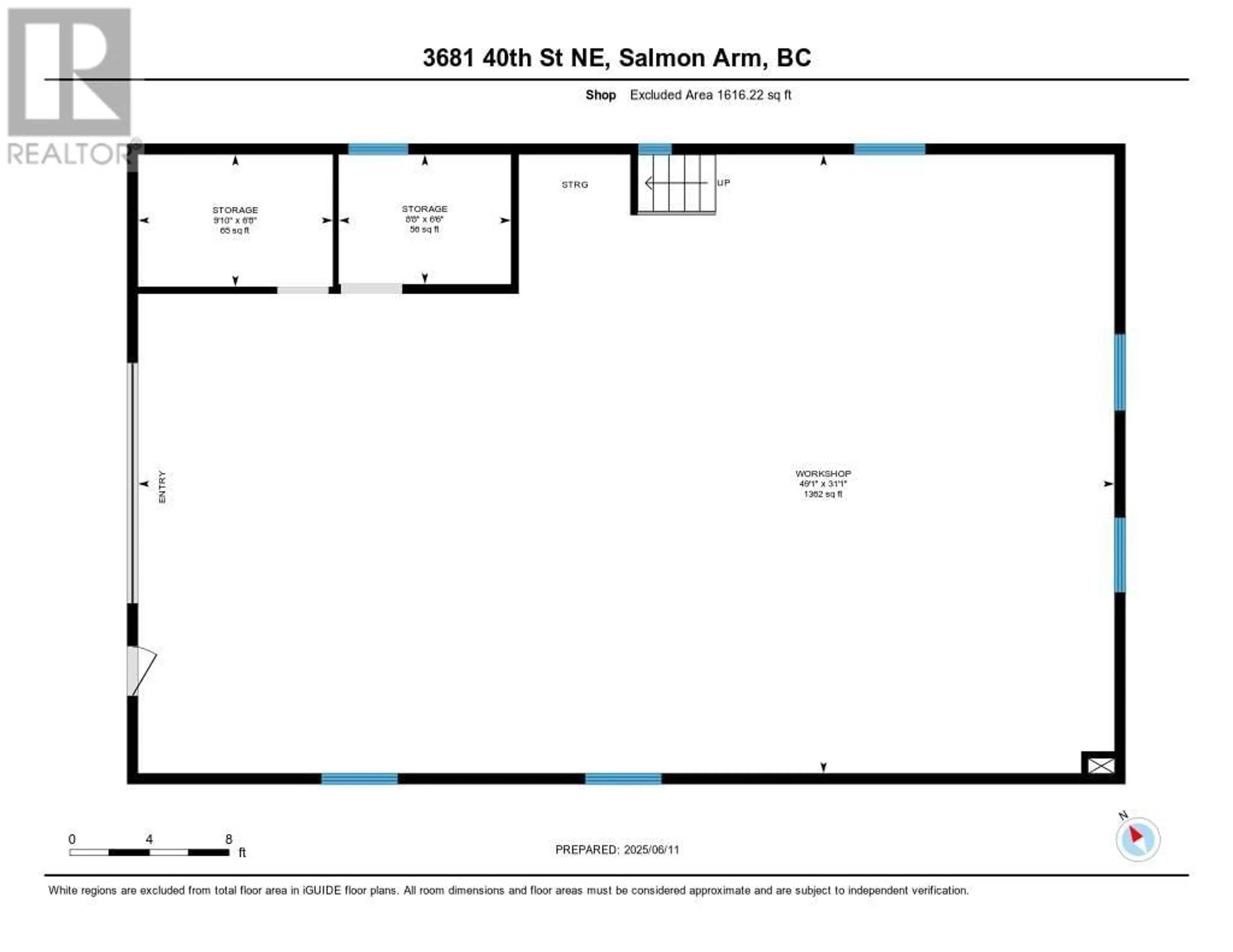 Floor plan for 3681 40 STREET NORTHEAST, Salmon Arm British Columbia V1E1Z6