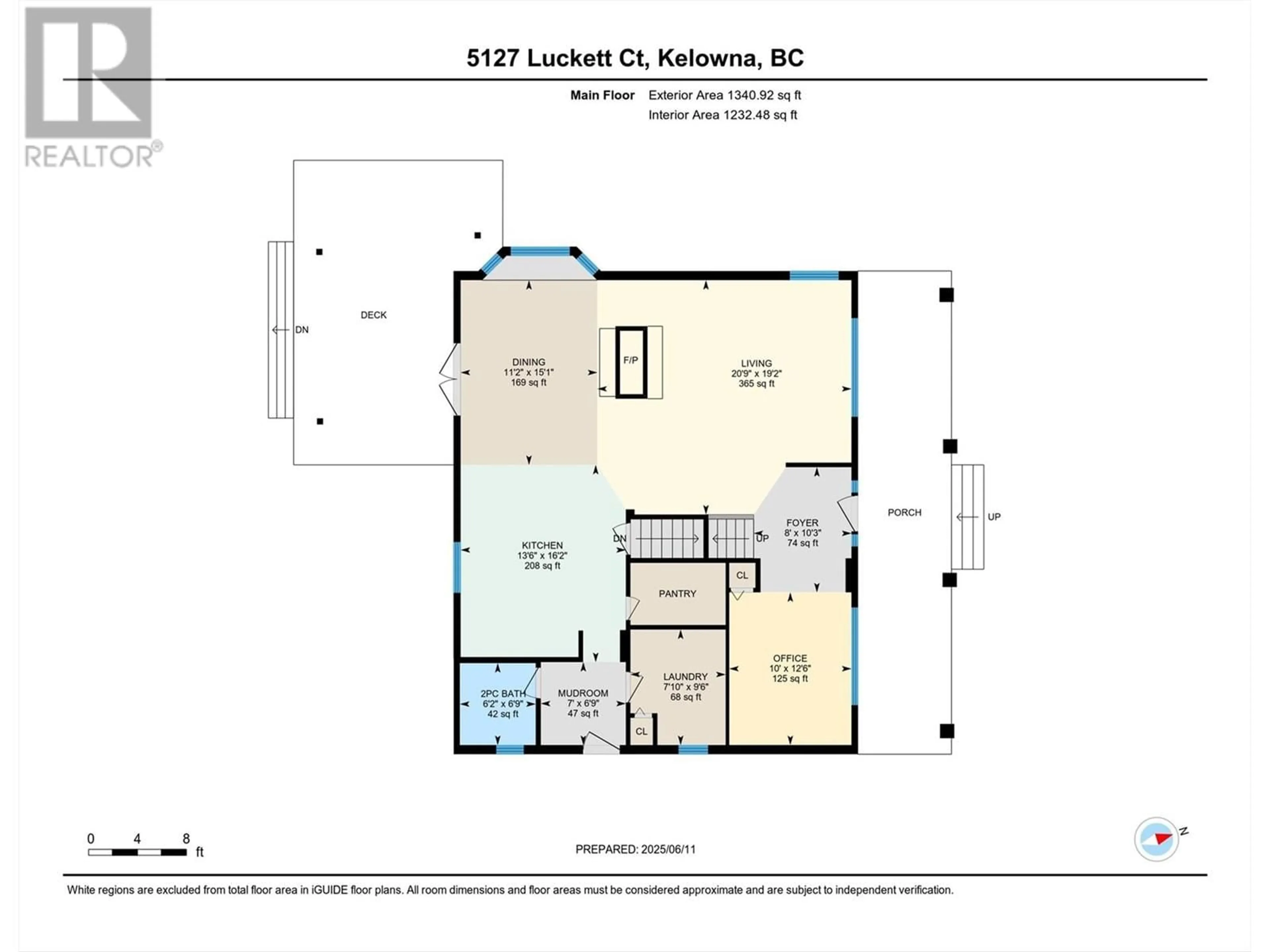 Floor plan for 5127 LUCKETT COURT, Kelowna British Columbia V1W4J1
