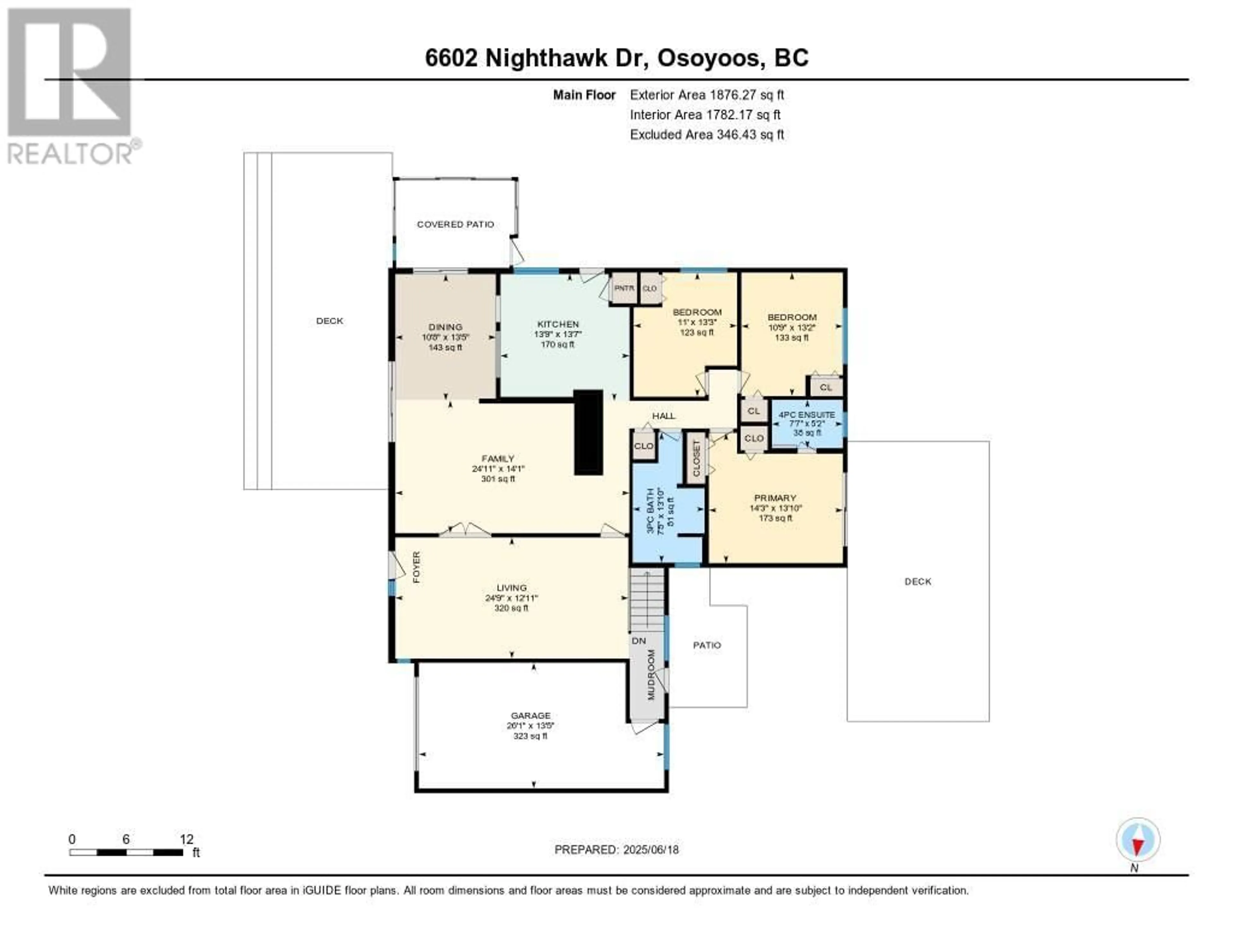 Floor plan for 6602 NIGHTHAWK DRIVE, Osoyoos British Columbia V0H1V1