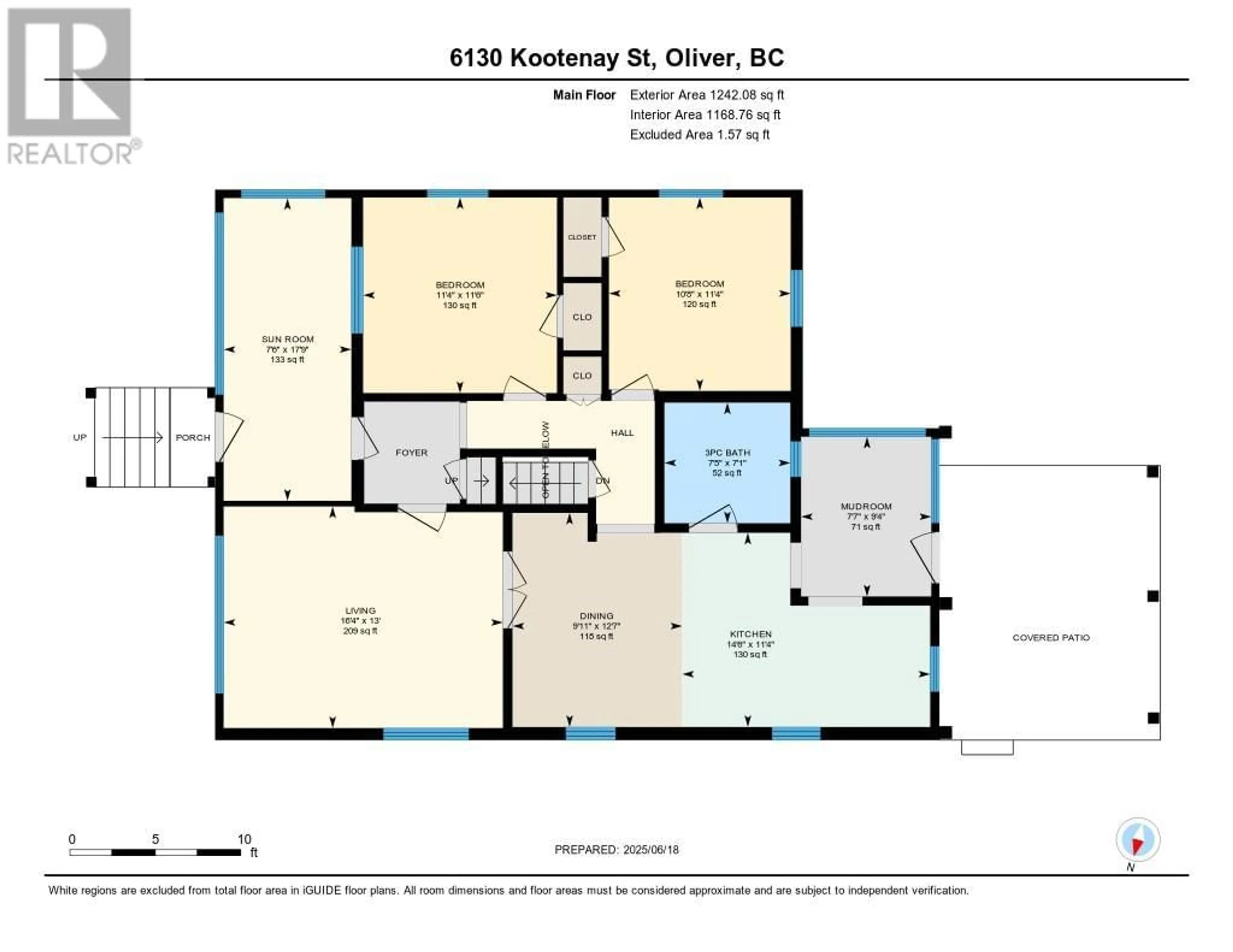 Floor plan for 6130 KOOTENAY STREET, Oliver British Columbia V0H1T0