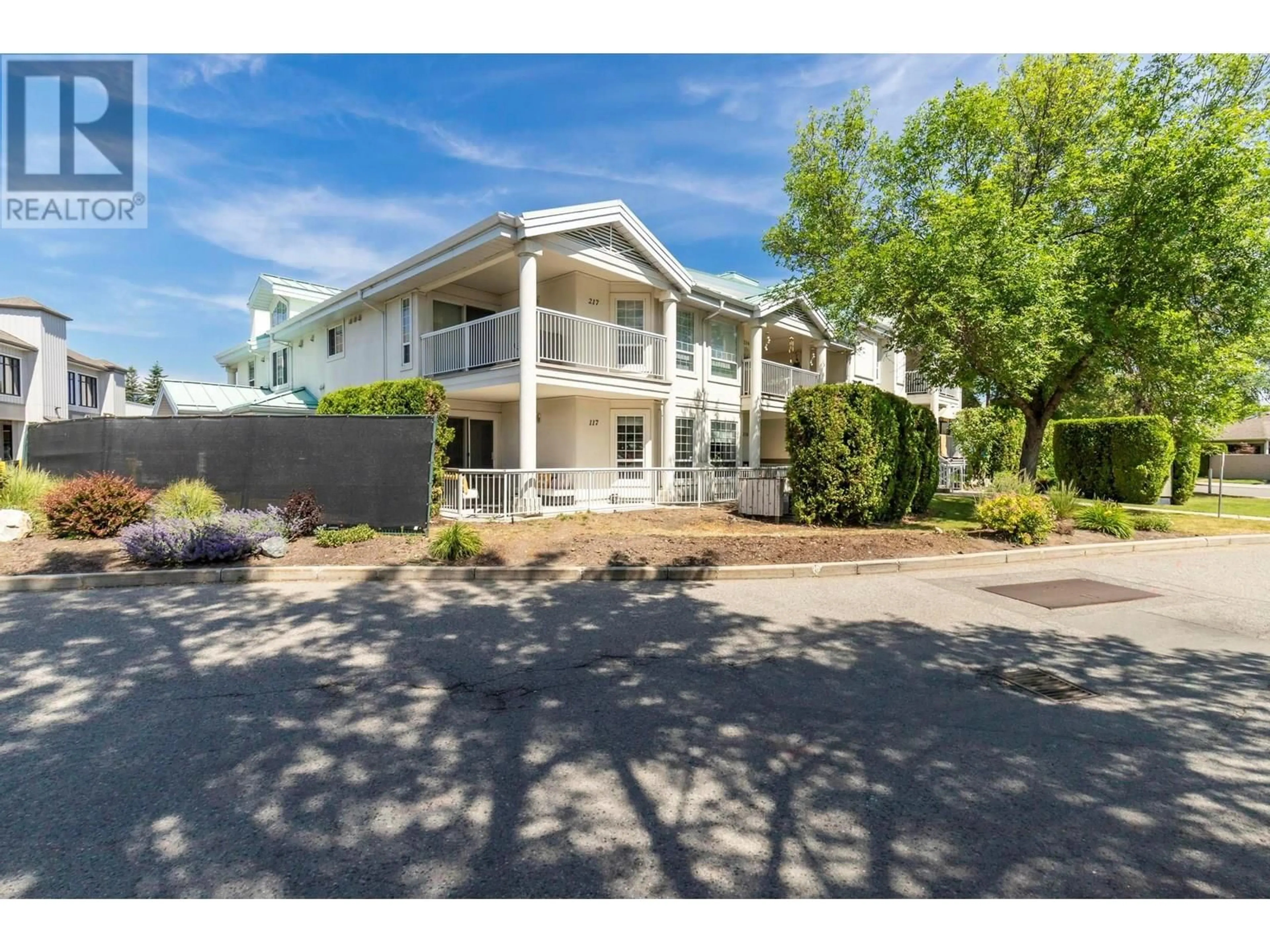 A pic from outside/outdoor area/front of a property/back of a property/a pic from drone, unknown for 117 - 2350 STILLINGFLEET ROAD, Kelowna British Columbia V1W3X9