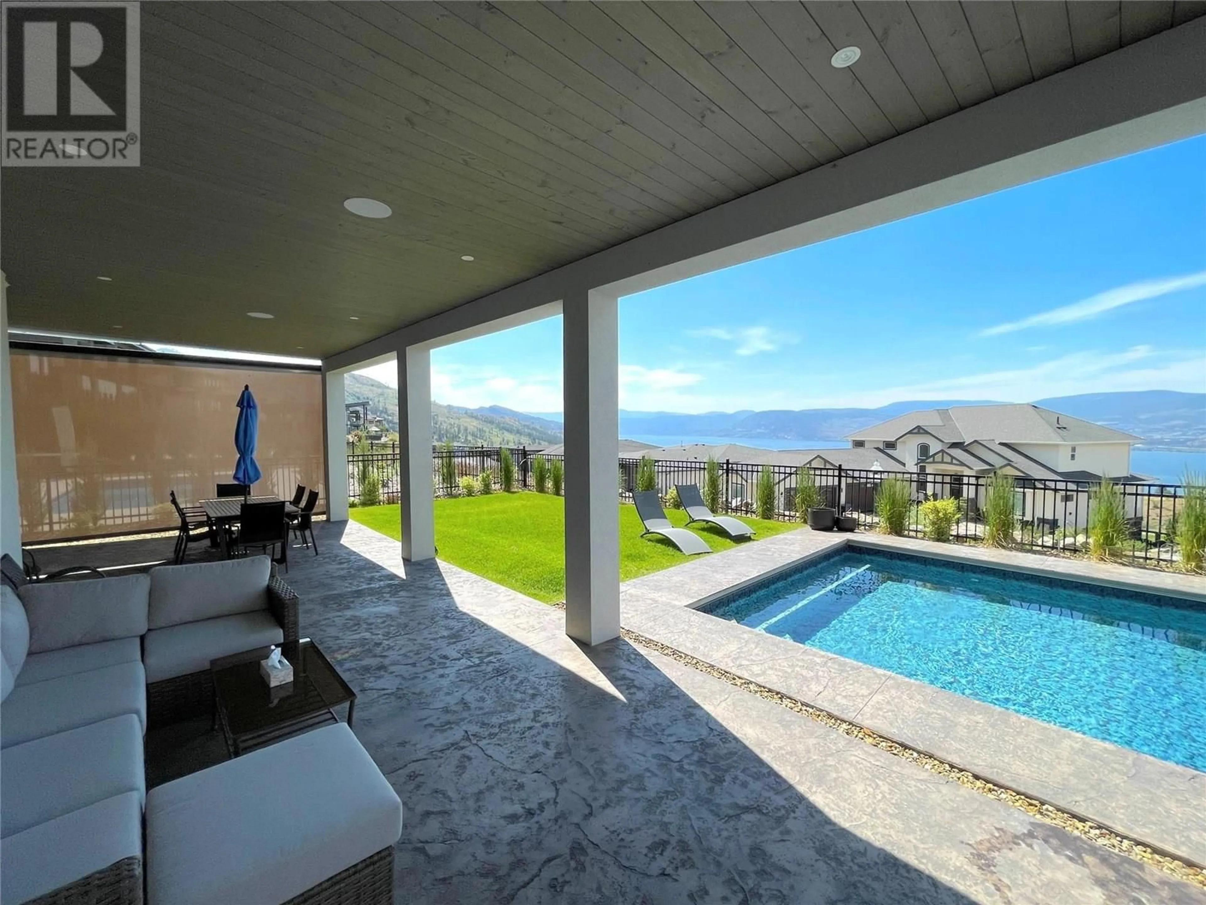 Patio, mountain view for 5546 UPPER MISSION DRIVE, Kelowna British Columbia V1W5M4