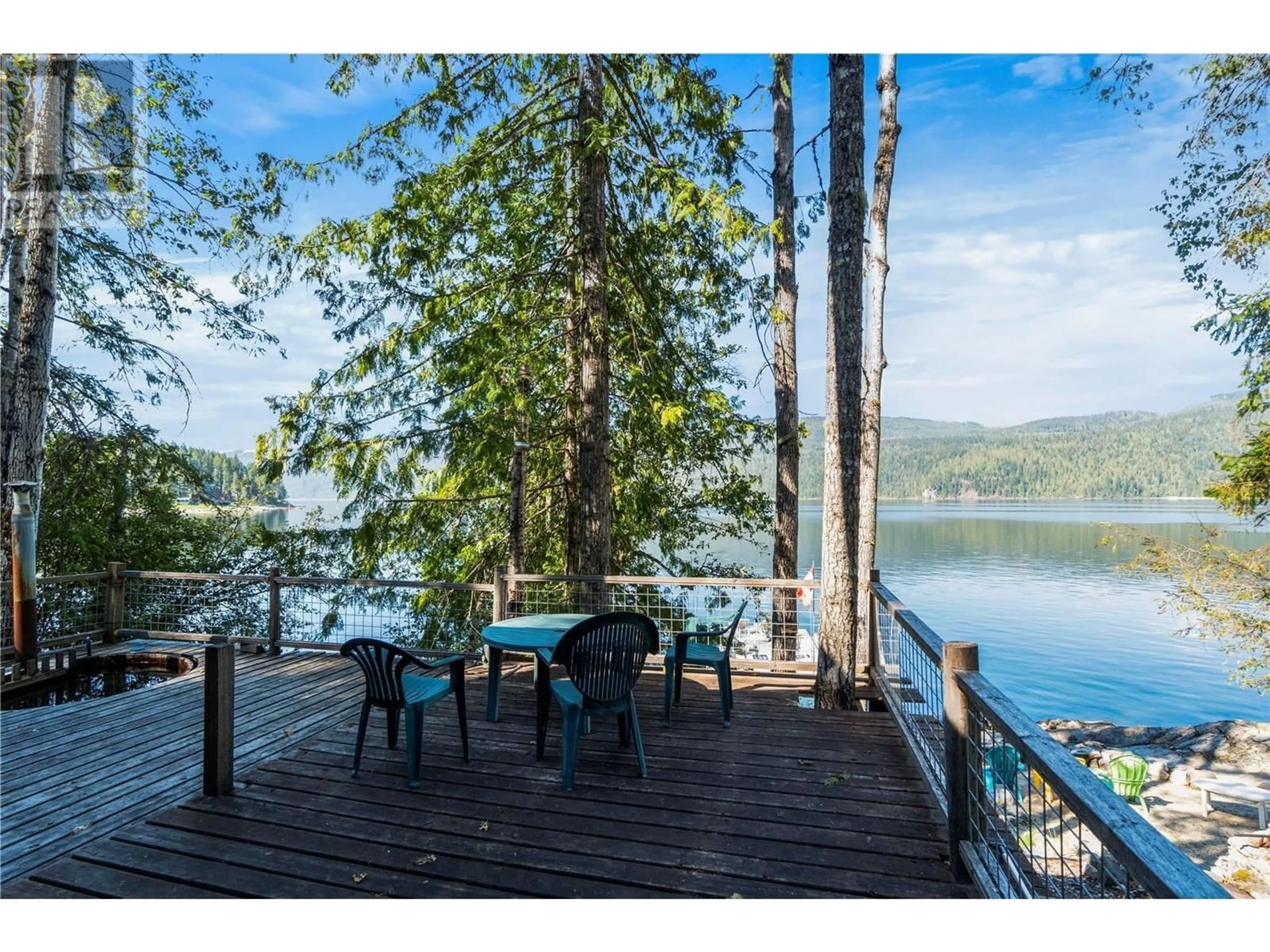 Patio, water/lake/river/ocean view for Lot 13 PETE MARTIN BAY, Anstey Arm British Columbia V0E2J0