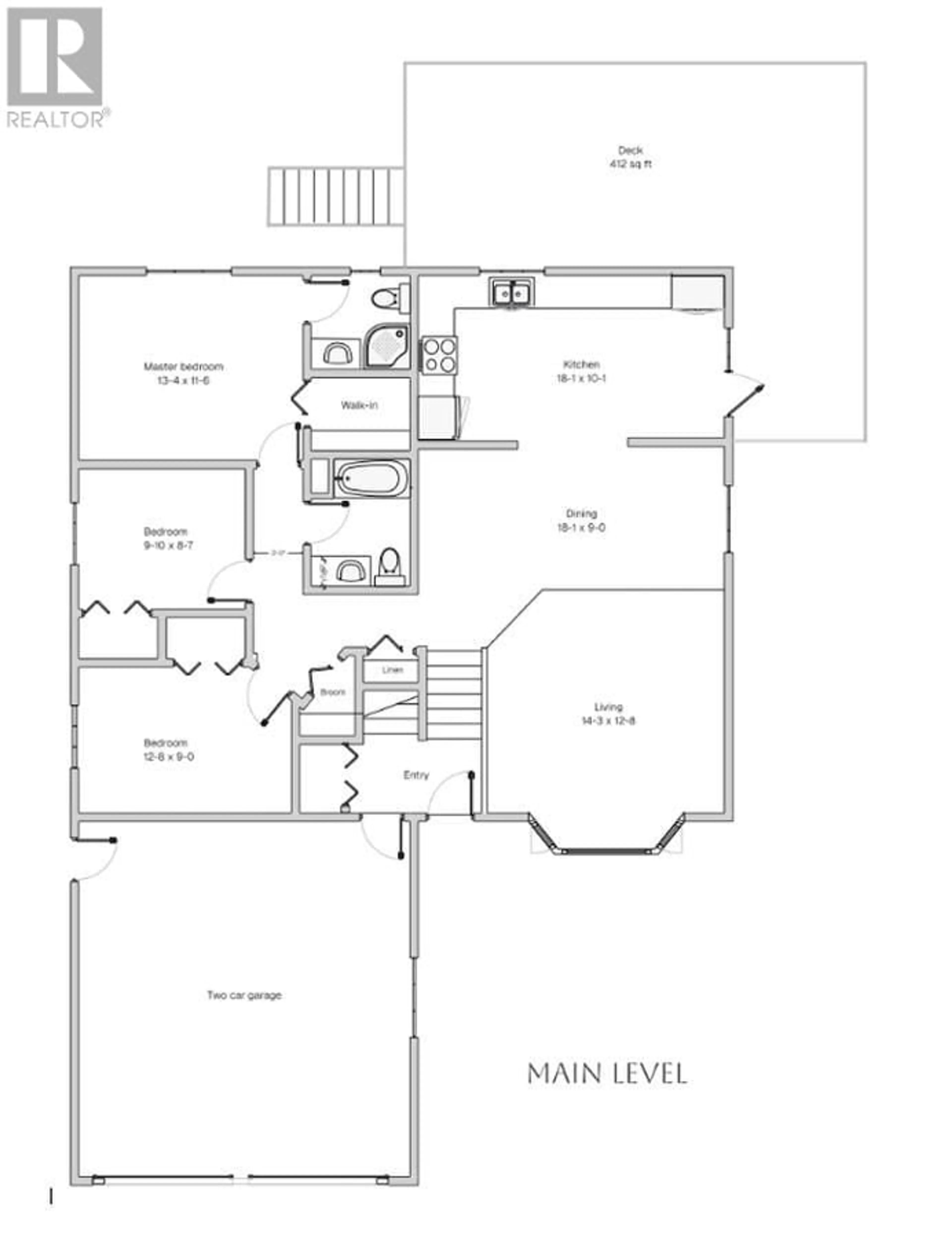Floor plan for 1510 CEDAR STREET, Golden British Columbia V0A1H6