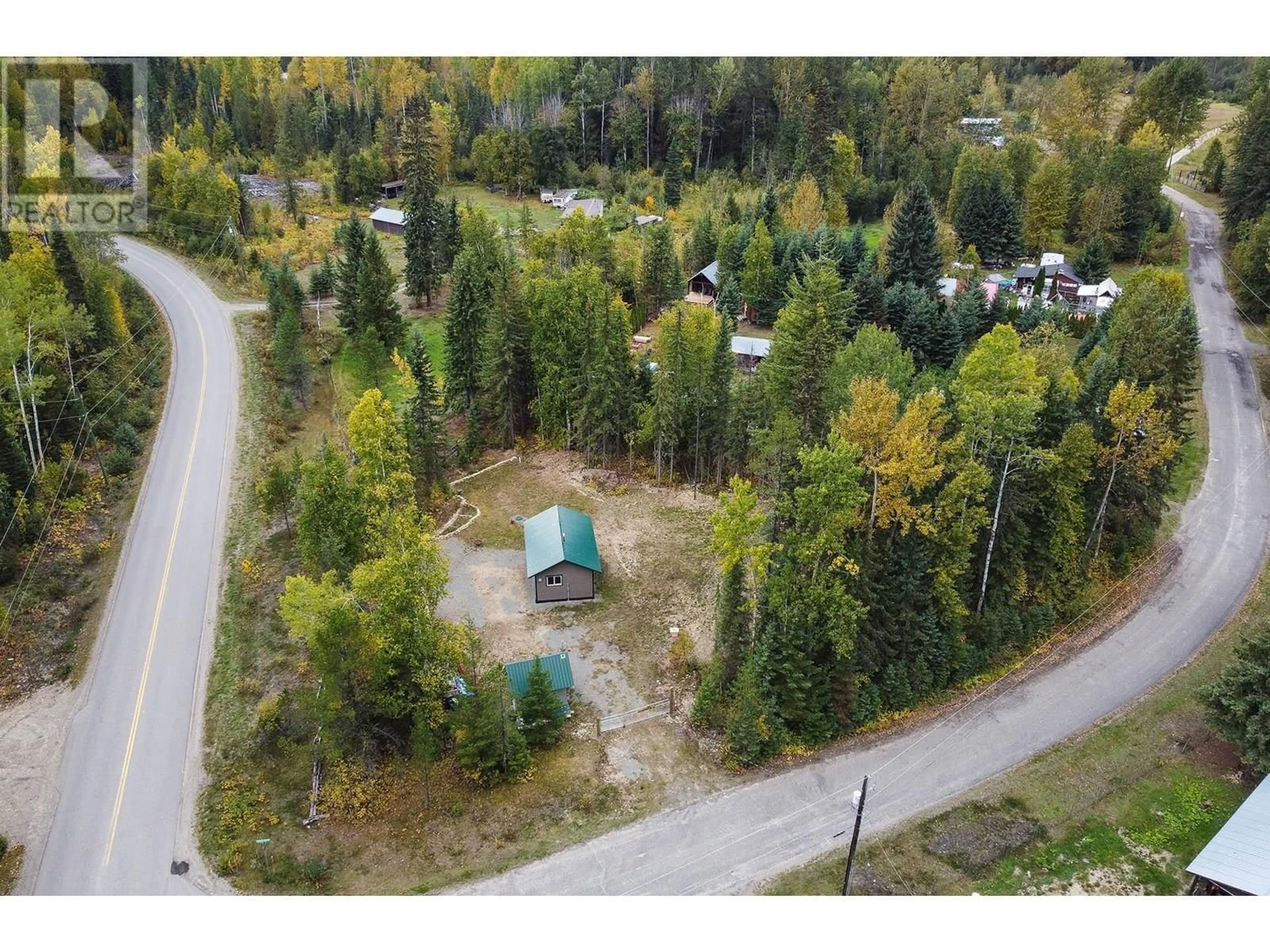 A pic from outside/outdoor area/front of a property/back of a property/a pic from drone, forest/trees view for 644 GROUSE CREEK ROAD, Clearwater British Columbia V0E1N1