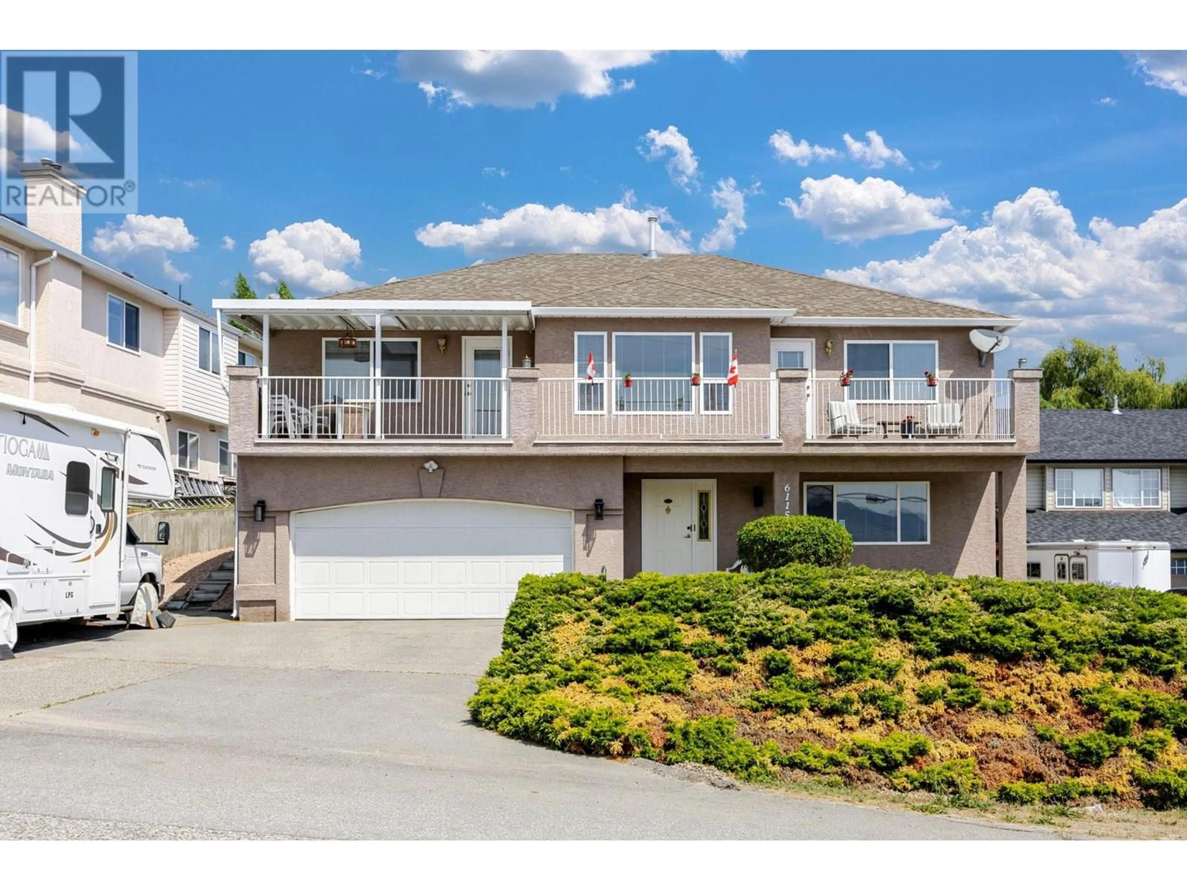 Home with vinyl exterior material, water/lake/river/ocean view for 6115 AITKENS ROAD, Peachland British Columbia V0H1X7