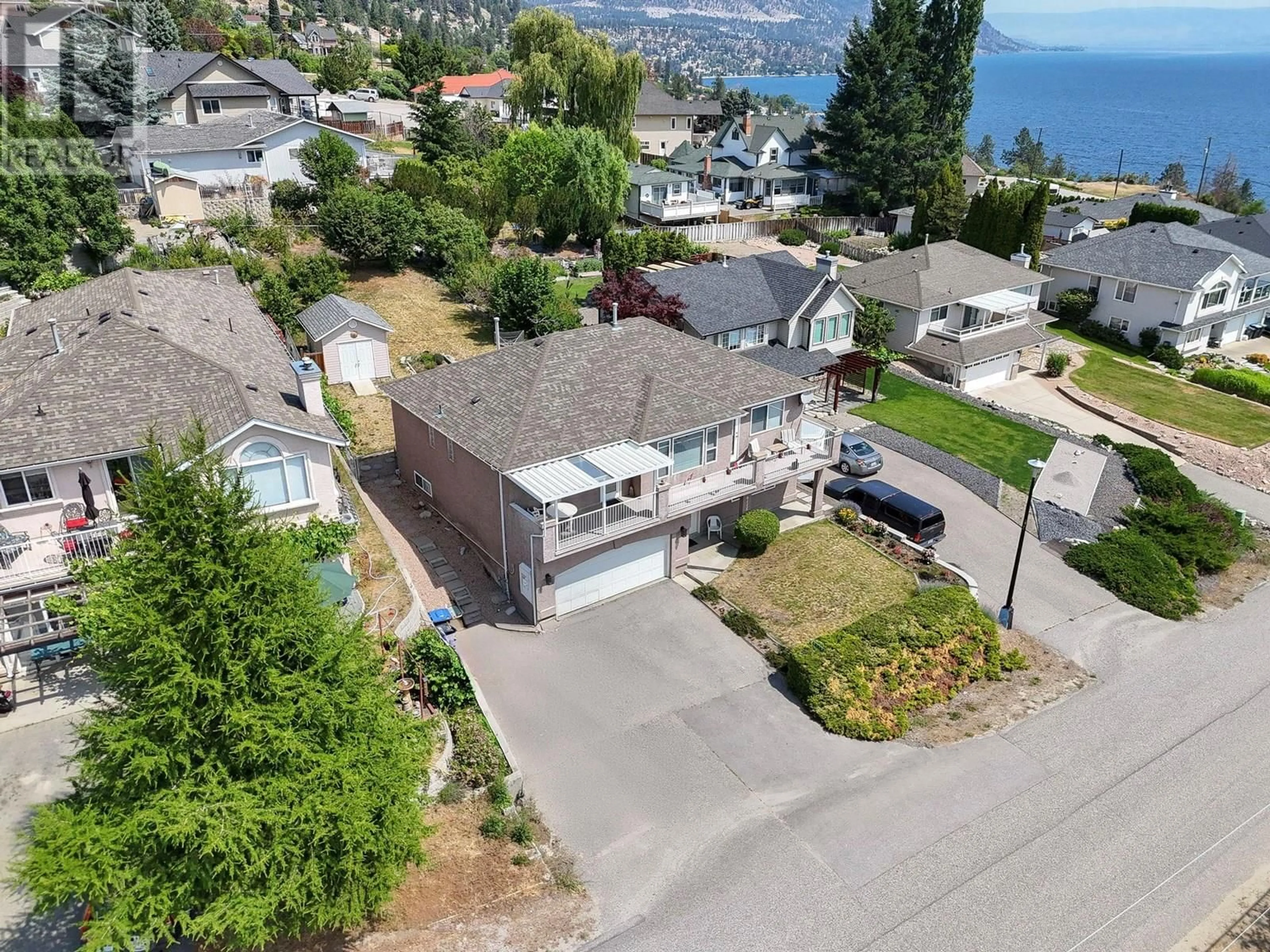 A pic from outside/outdoor area/front of a property/back of a property/a pic from drone, unknown for 6115 AITKENS ROAD, Peachland British Columbia V0H1X7