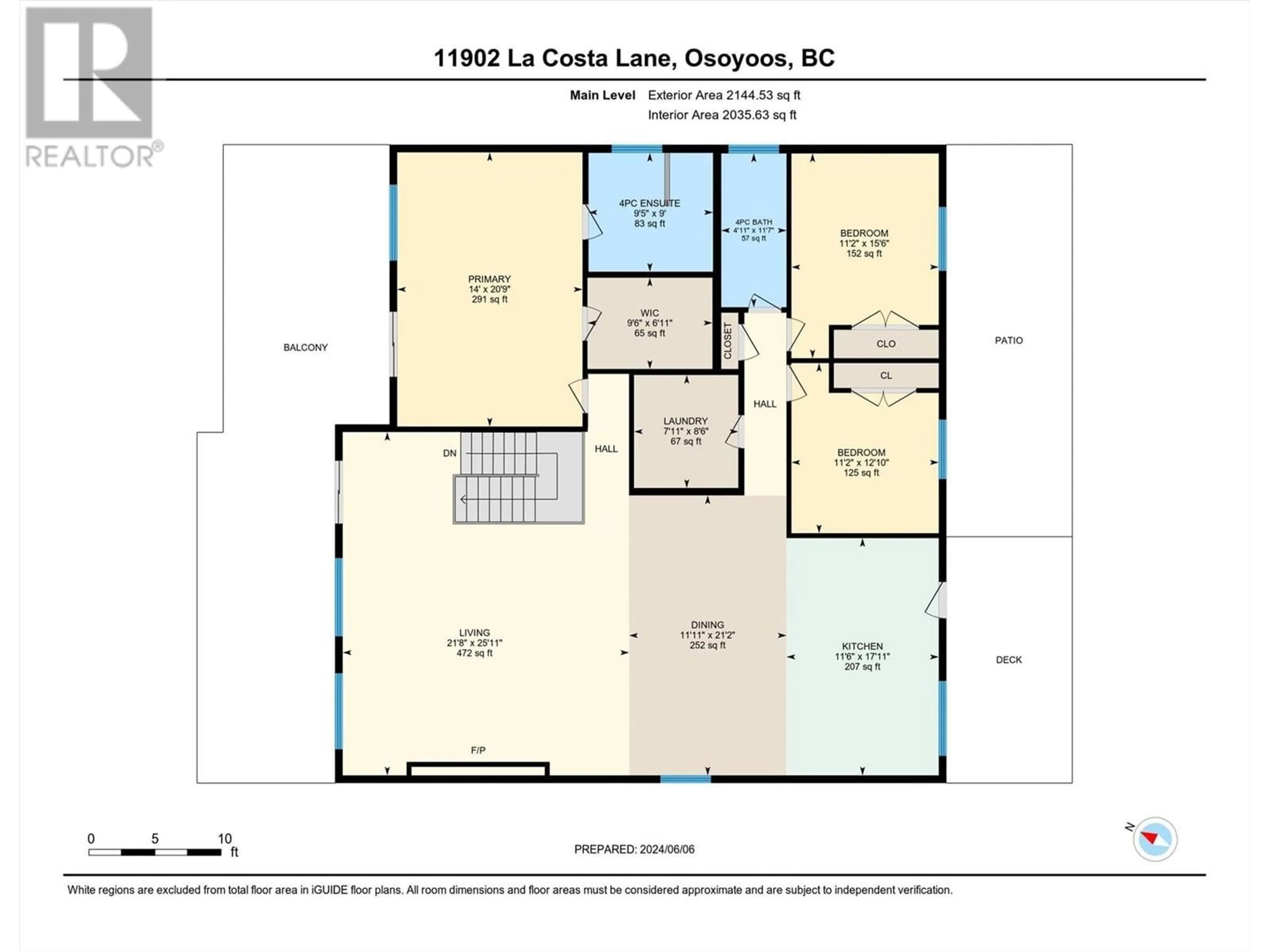 Floor plan for 11902 LA COSTA LANE, Osoyoos British Columbia V0H1V4