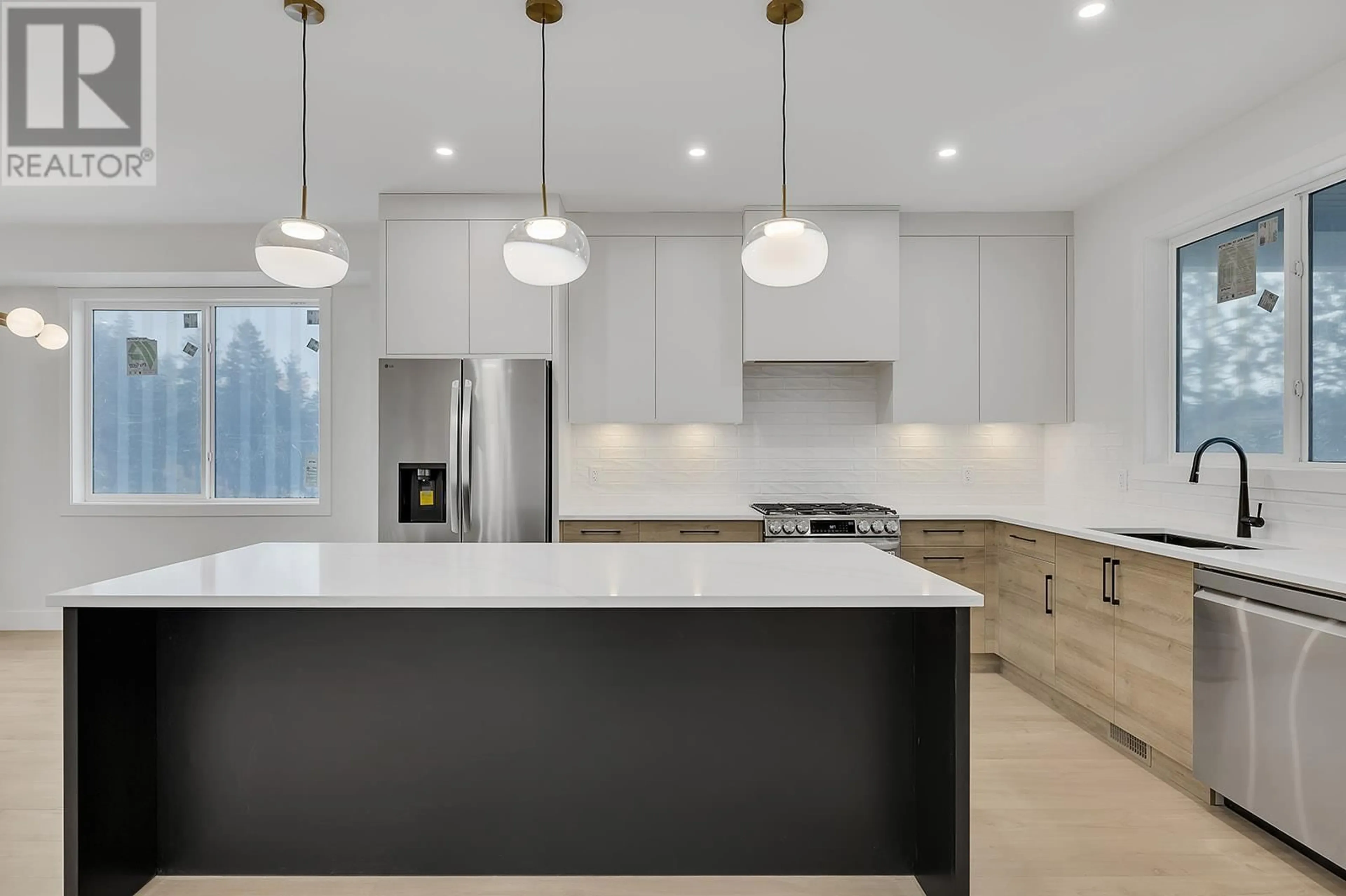 Contemporary kitchen, ceramic/tile floor for 2843 CANYON CREST DRIVE, West Kelowna British Columbia V4T0E3