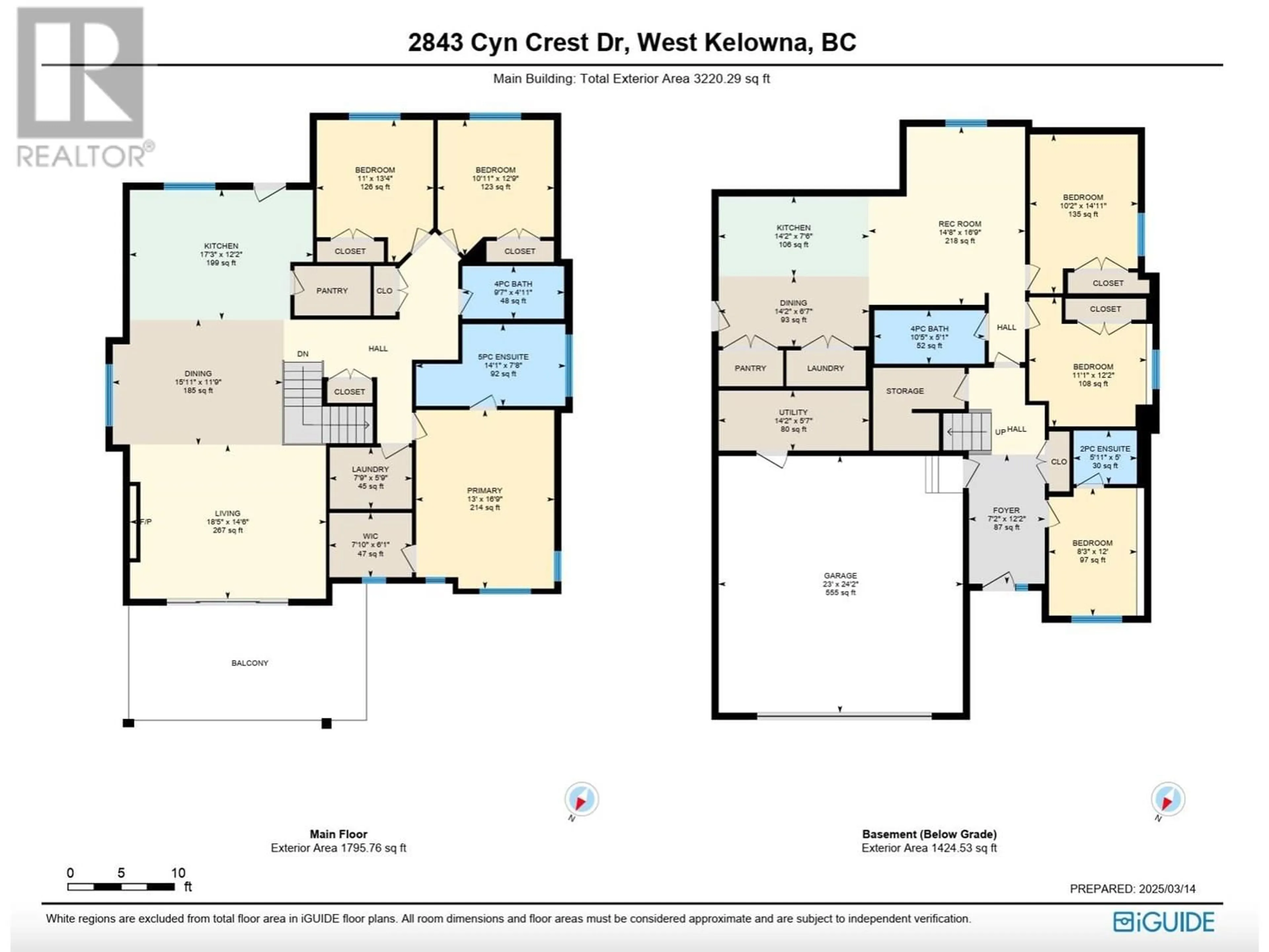 Floor plan for 2843 CANYON CREST DRIVE, West Kelowna British Columbia V4T0E3