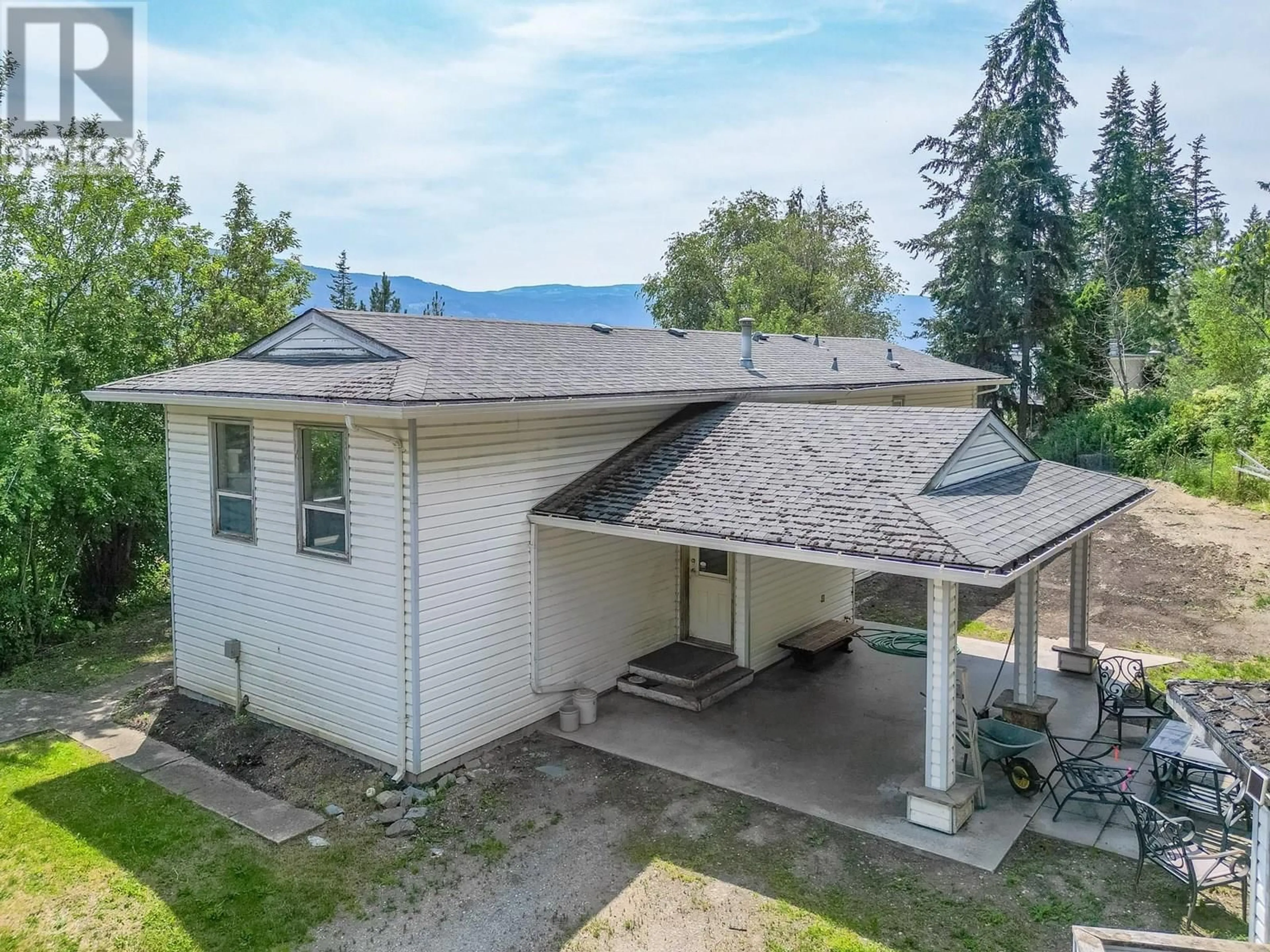 A pic from outside/outdoor area/front of a property/back of a property/a pic from drone, unknown for 6208 97A HIGHWAY, Enderby British Columbia V0E1V3