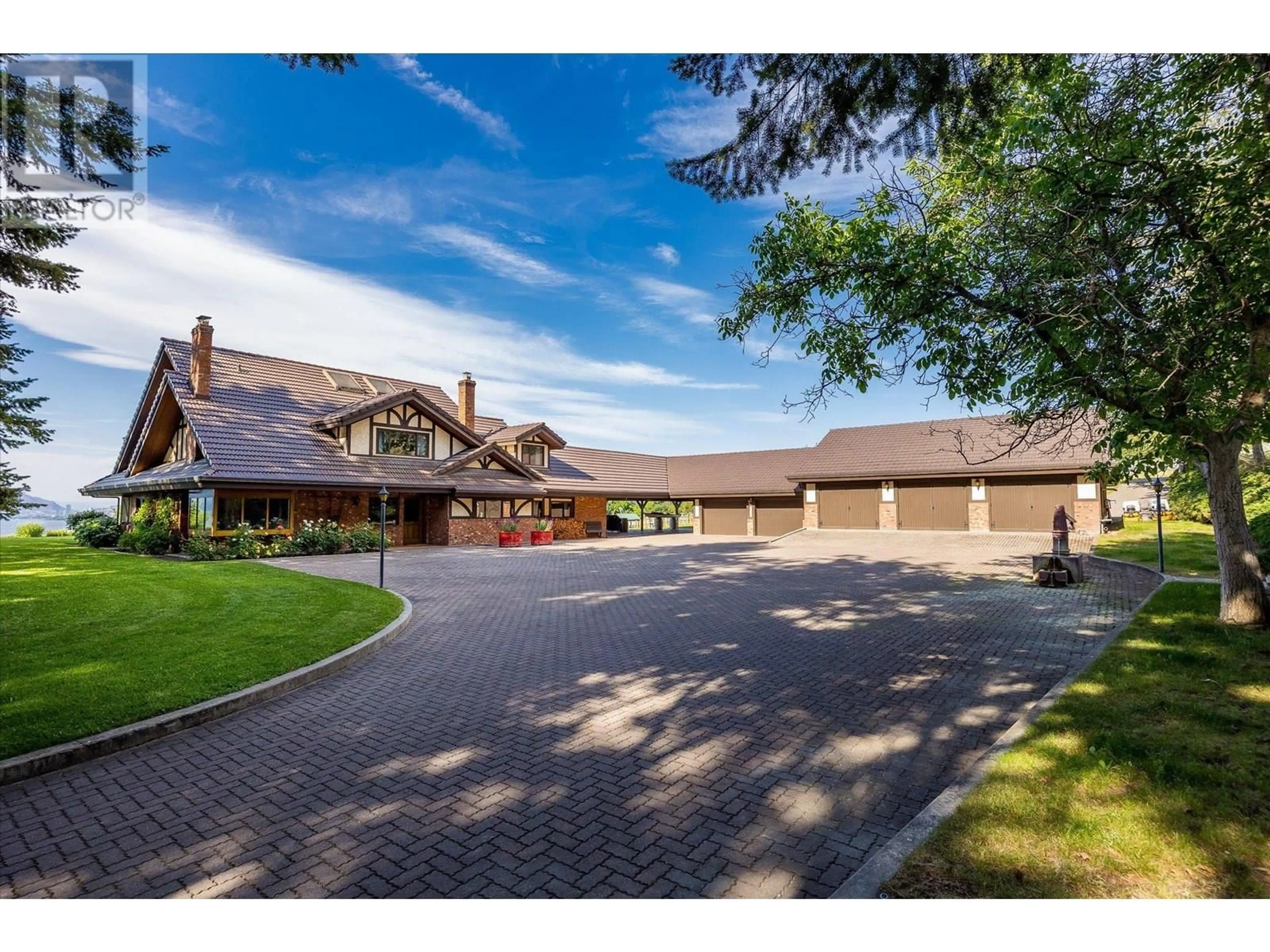 A pic from outside/outdoor area/front of a property/back of a property/a pic from drone, unknown for 4855 CHUTE LAKE ROAD, Kelowna British Columbia V1W4M3