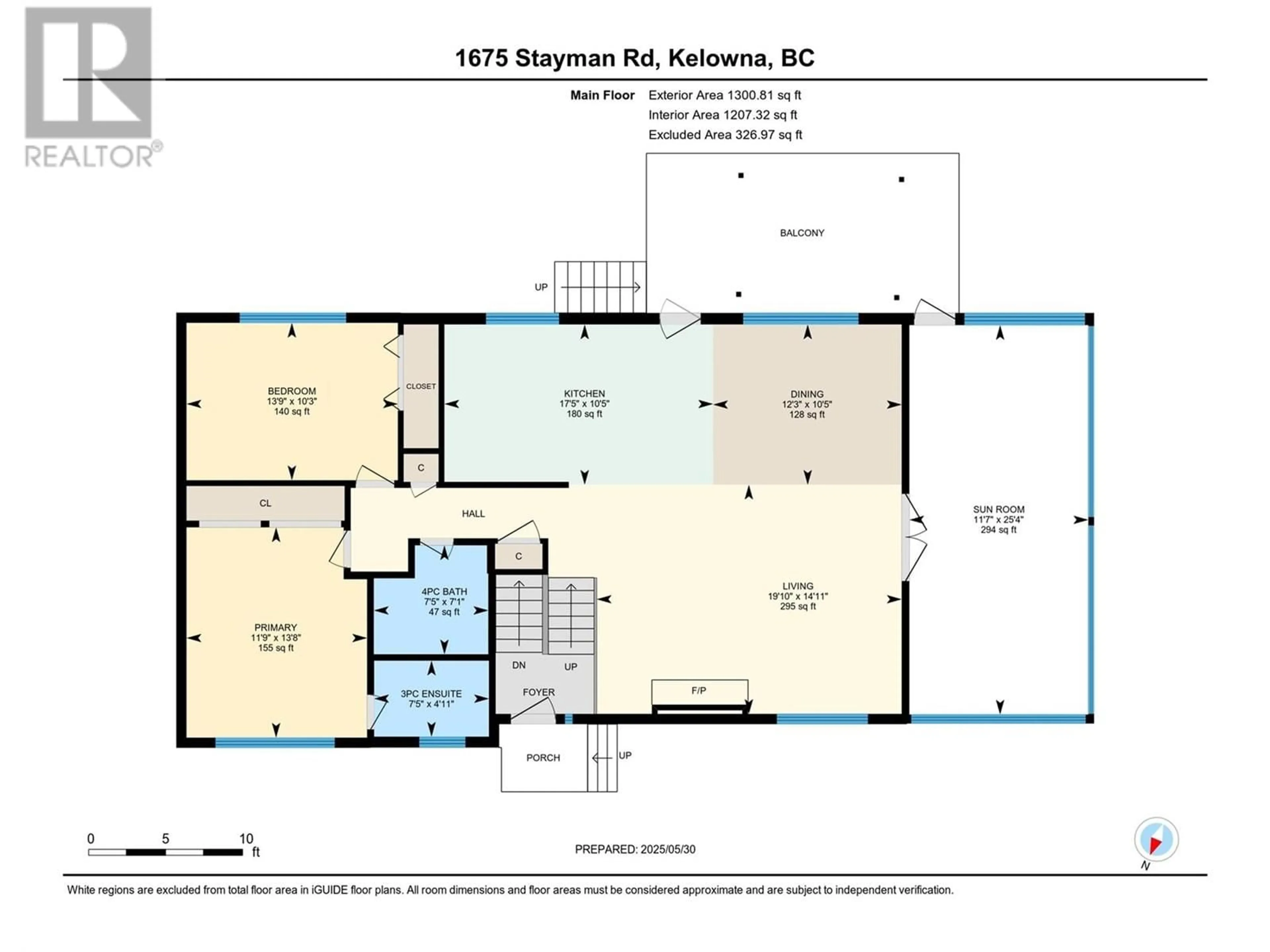 Floor plan for 1675 STAYMAN ROAD, Kelowna British Columbia V1P1B2