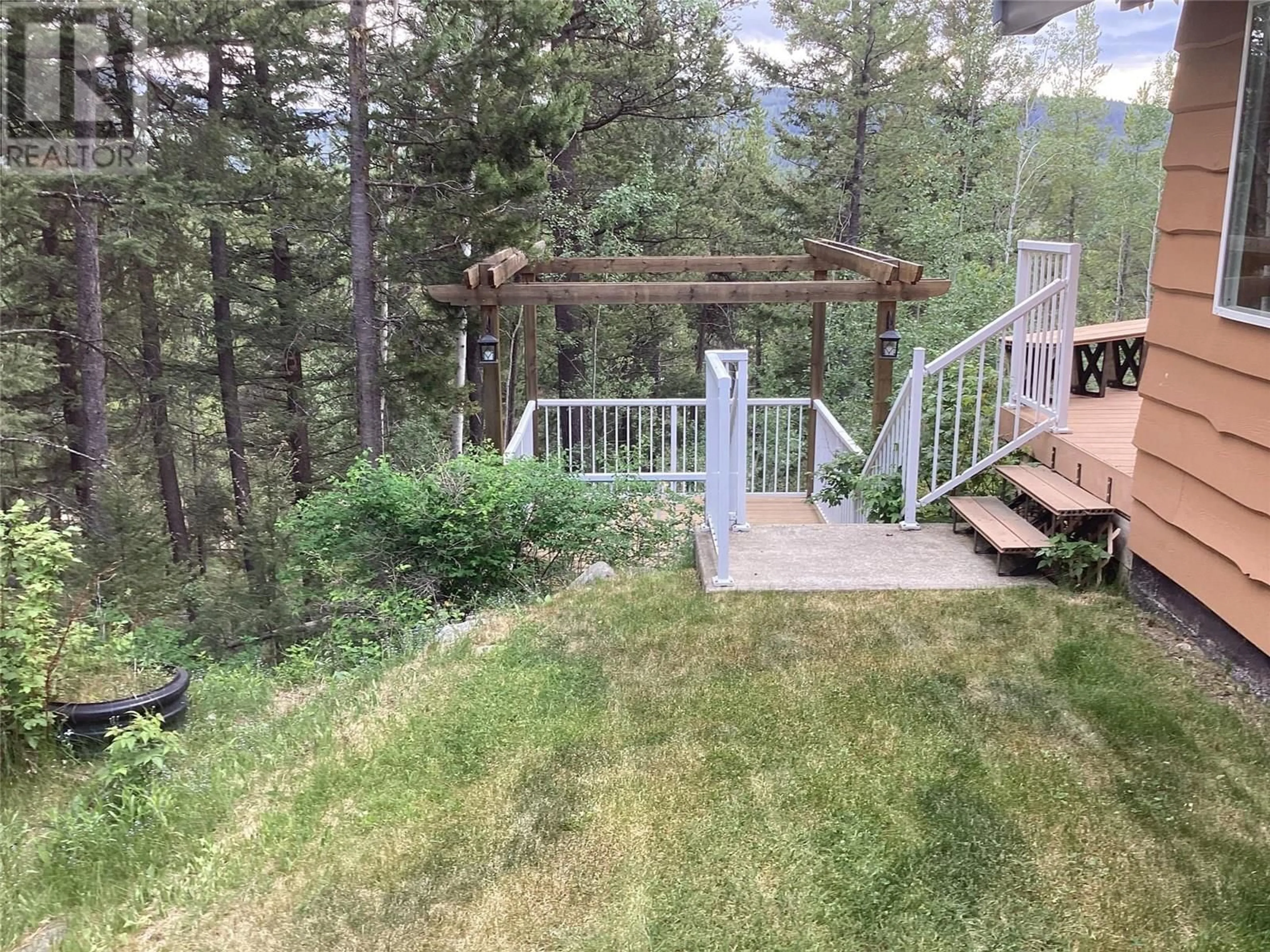 A pic from outside/outdoor area/front of a property/back of a property/a pic from drone, forest/trees view for 114 MUSKOKA ROAD, Princeton British Columbia V0X1W0