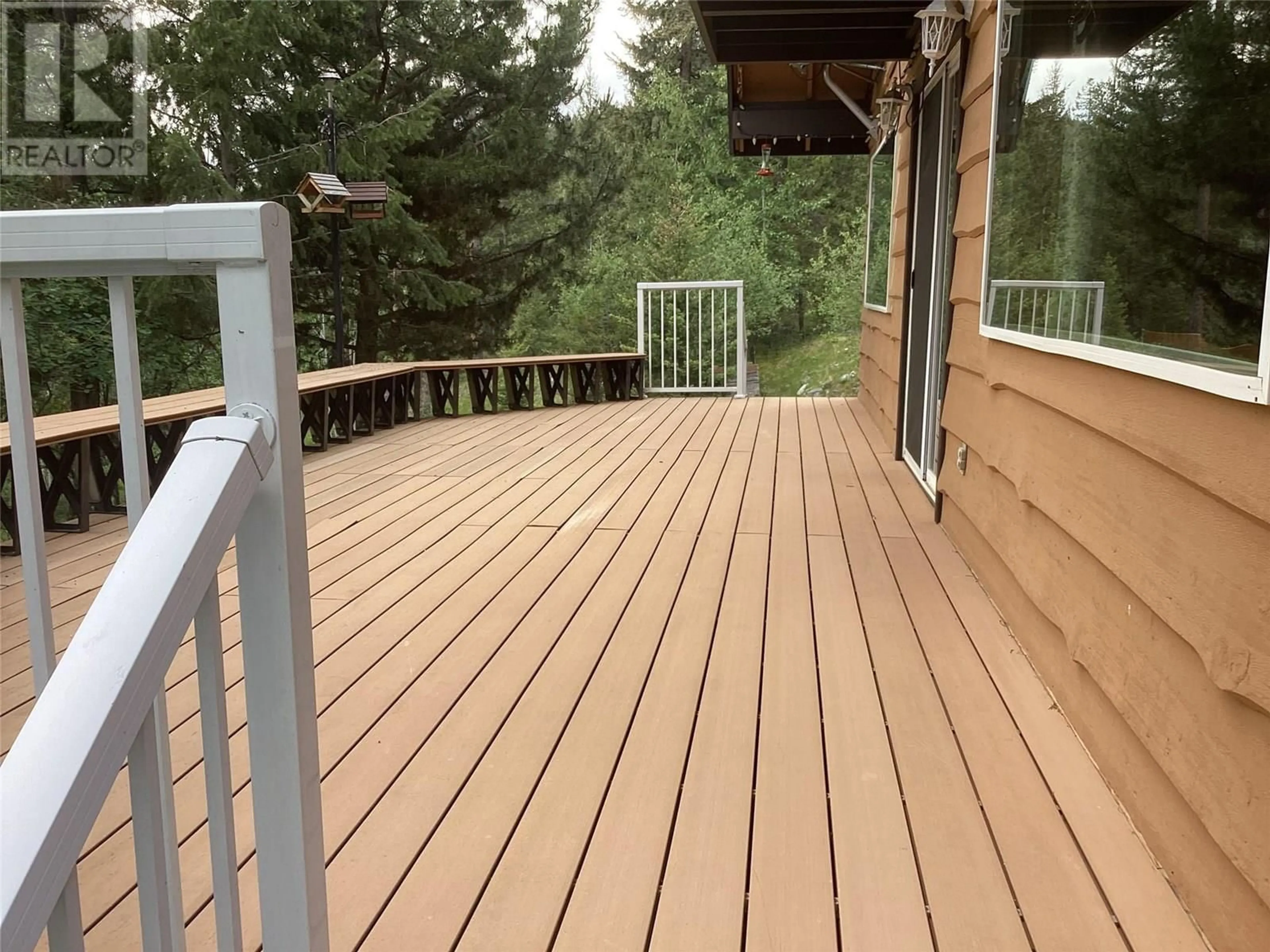 Patio, forest/trees view for 114 MUSKOKA ROAD, Princeton British Columbia V0X1W0