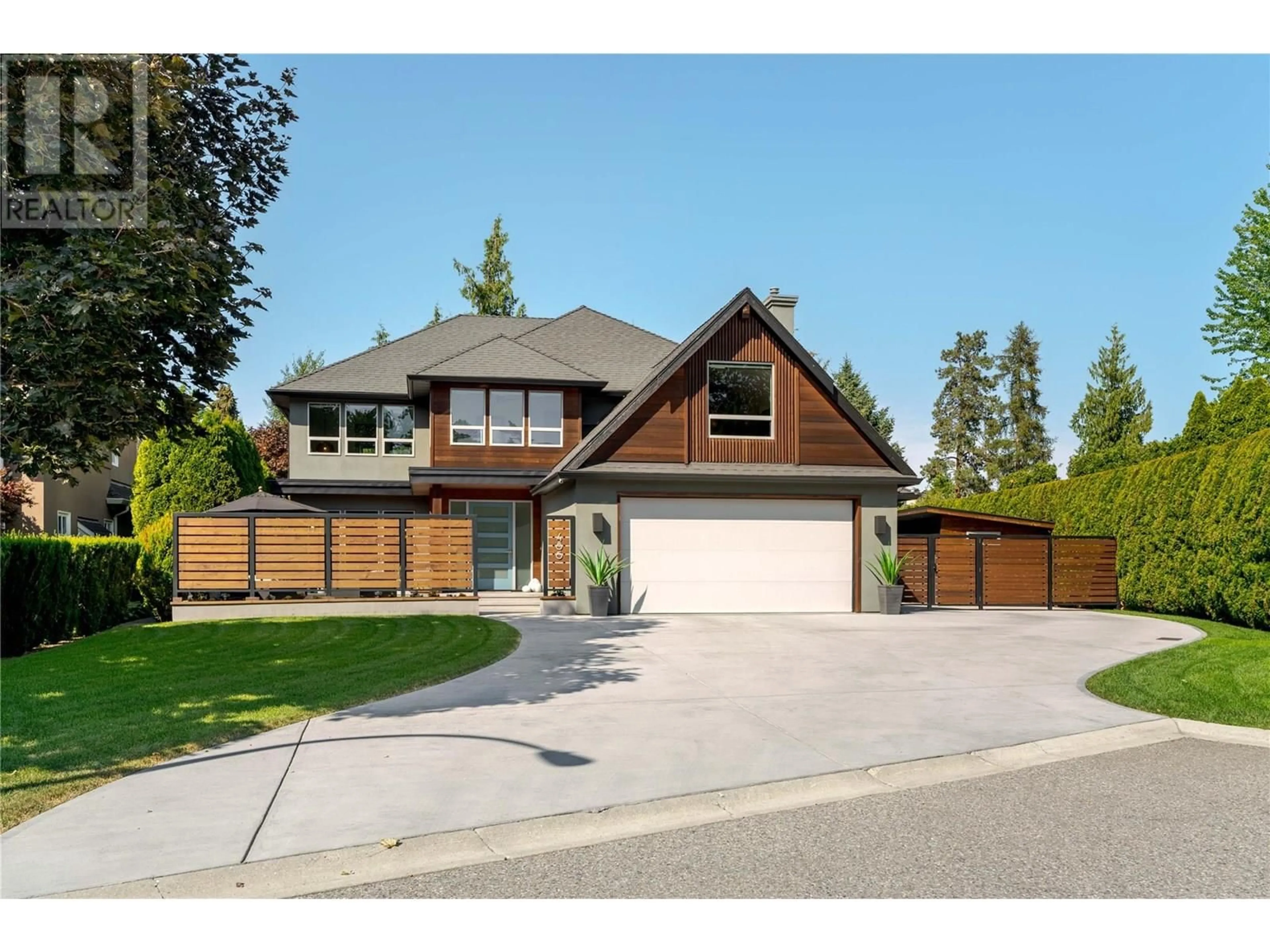 Home with brick exterior material, street for 486 CARONA CRESCENT, Kelowna British Columbia V1W3C6
