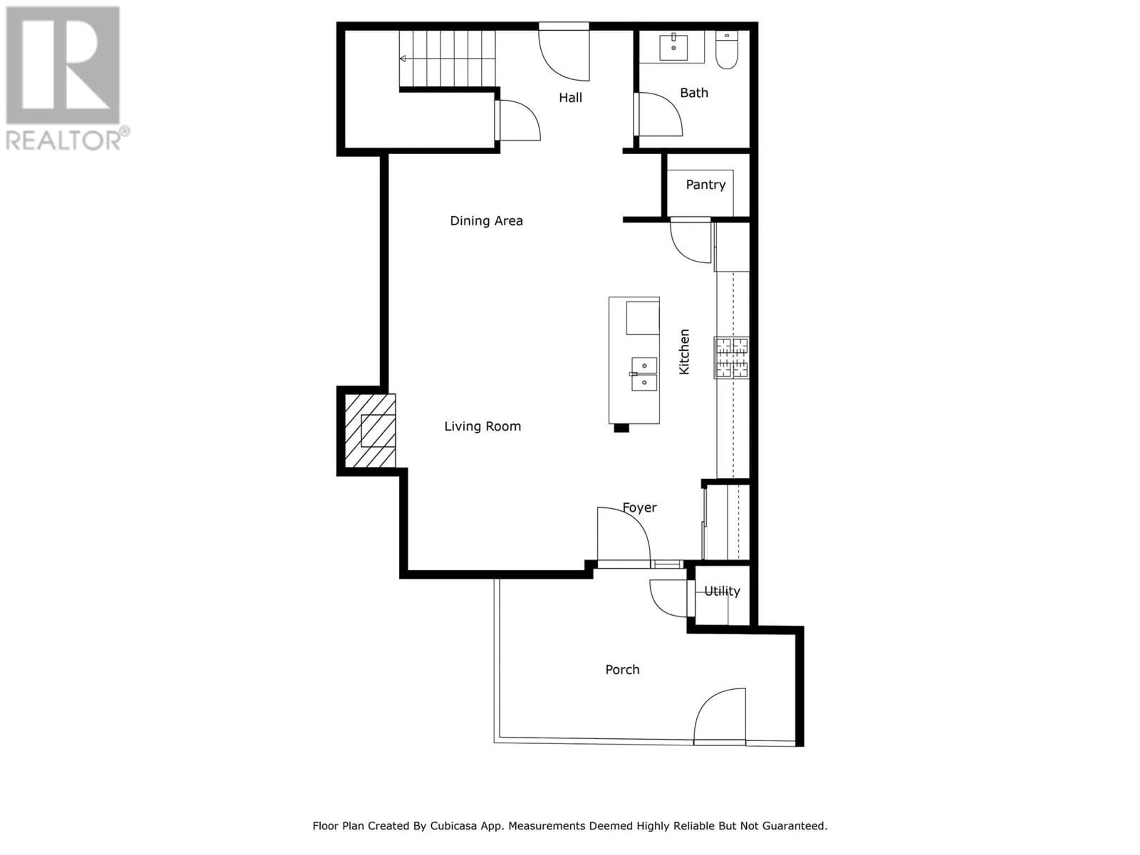 Floor plan for 102 - 460 5TH AVENUE, Kamloops British Columbia V2C5Y2