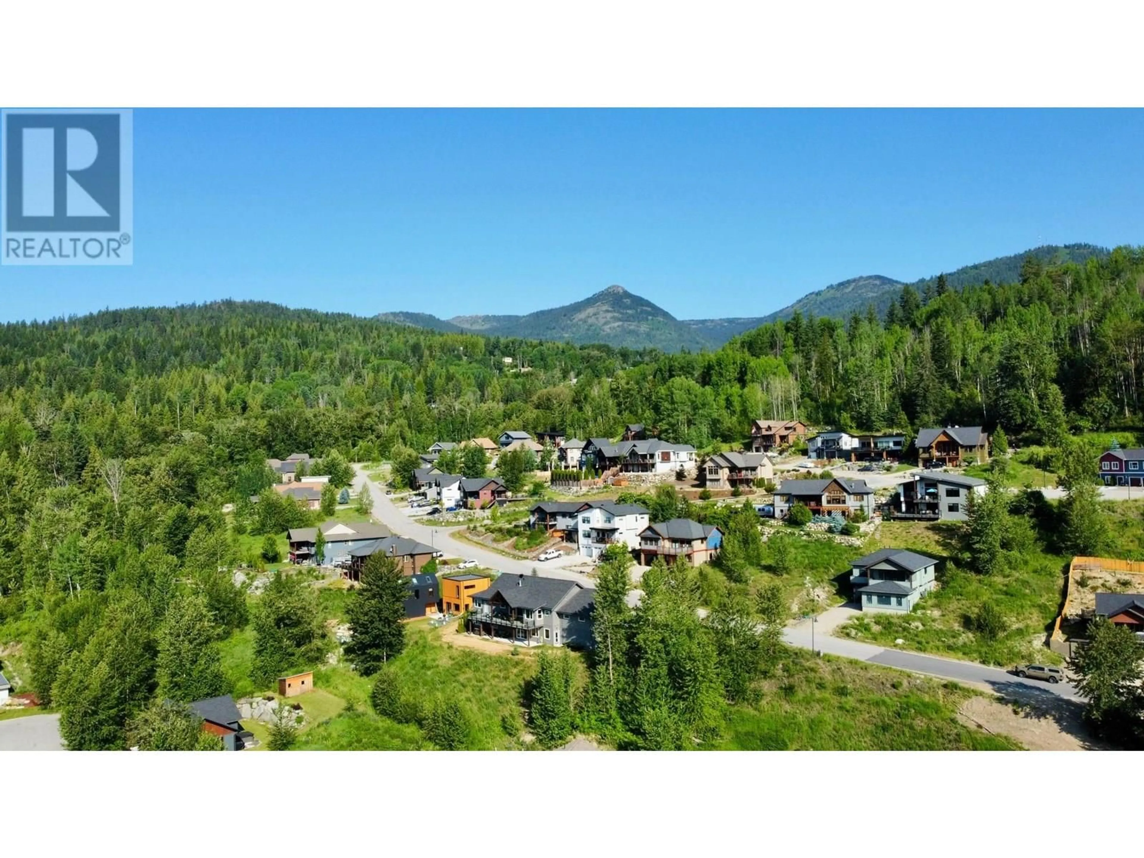 A pic from outside/outdoor area/front of a property/back of a property/a pic from drone, mountain view for 1009 SILVERTIP ROAD, Rossland British Columbia V0G1Y0