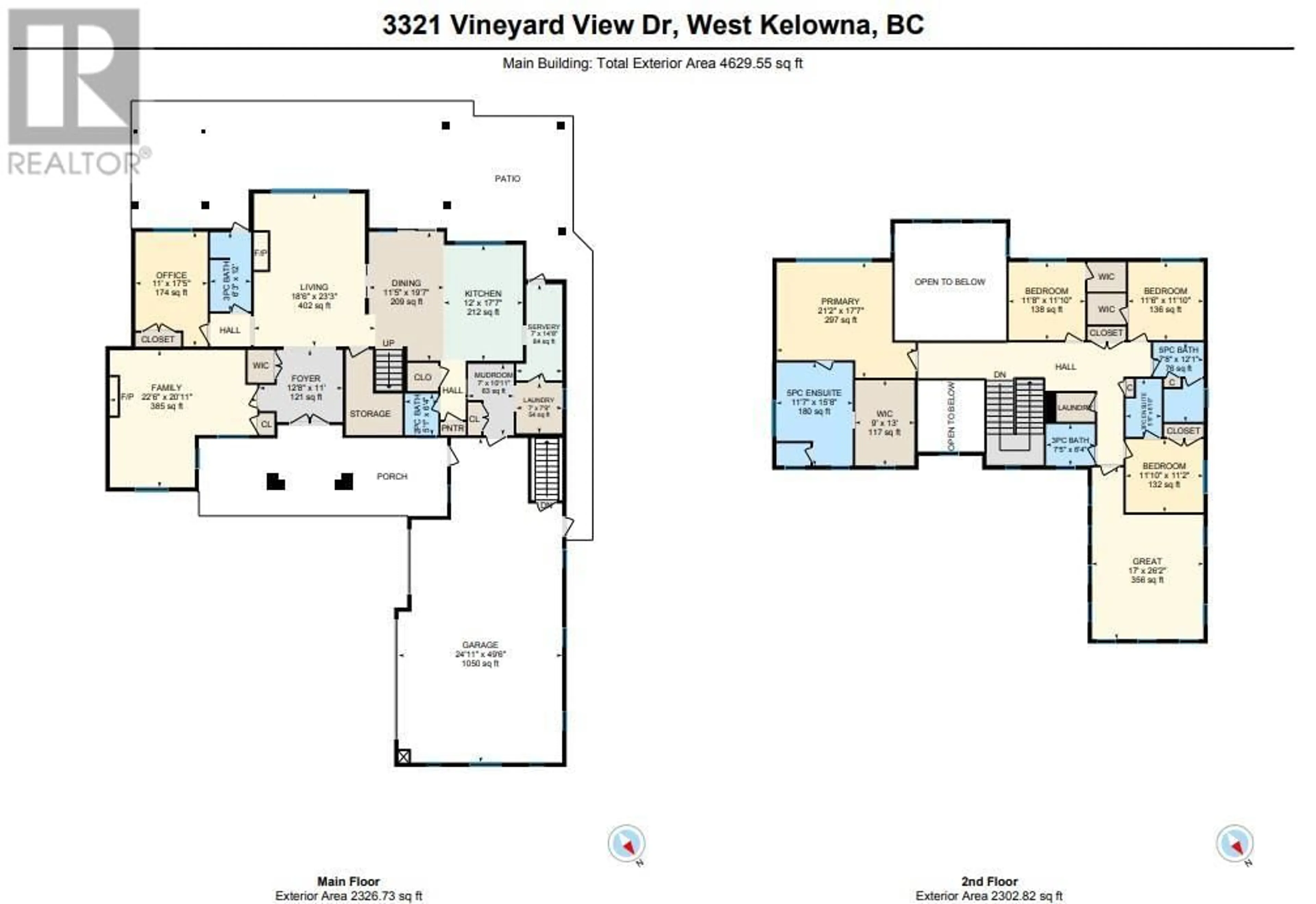 Floor plan for 3321 VINEYARD VIEW DRIVE, West Kelowna British Columbia V4T3B4