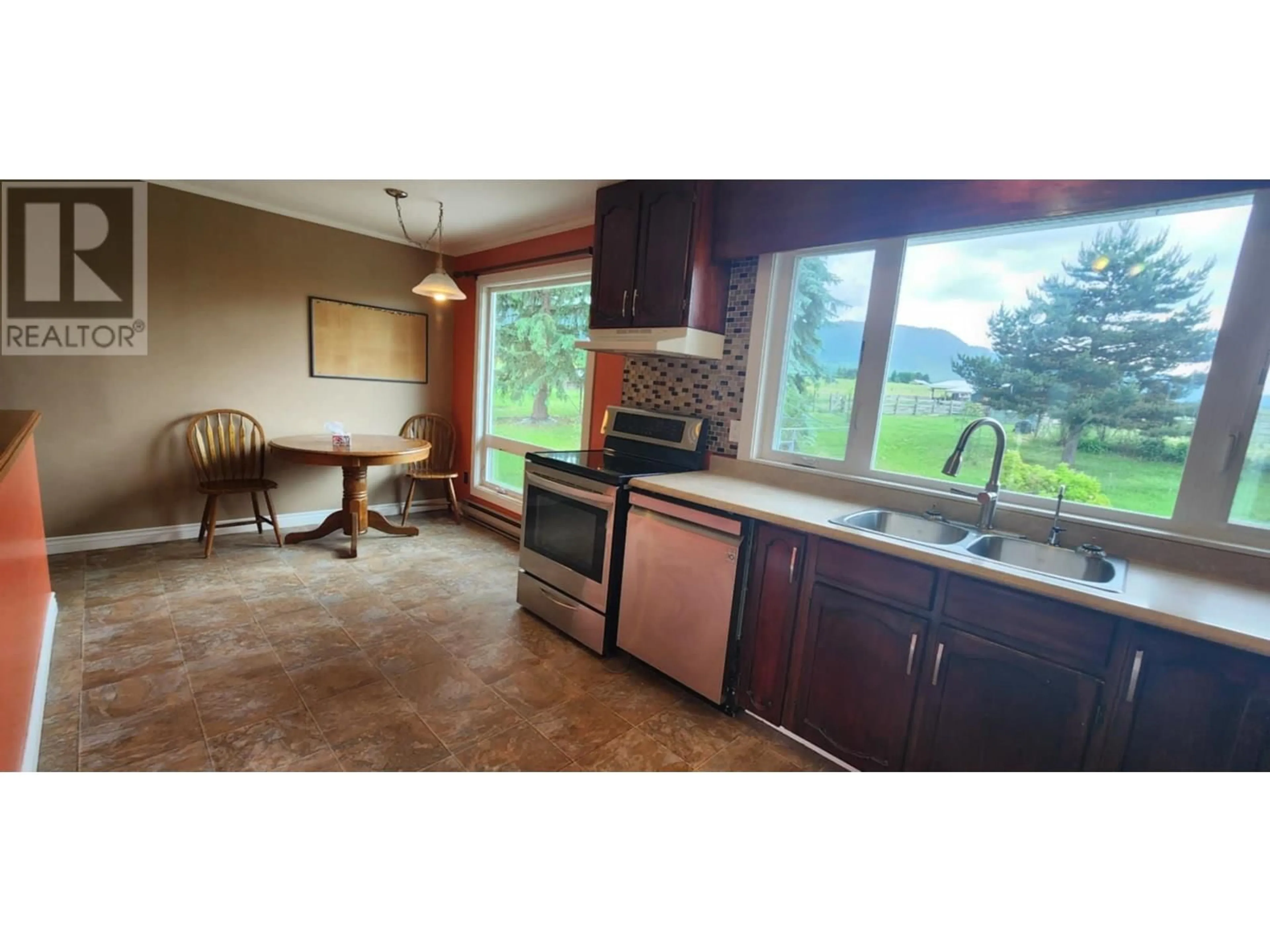 Standard kitchen, ceramic/tile floor for 48 PUCKETT ROAD, Cherryville British Columbia V0E2G3